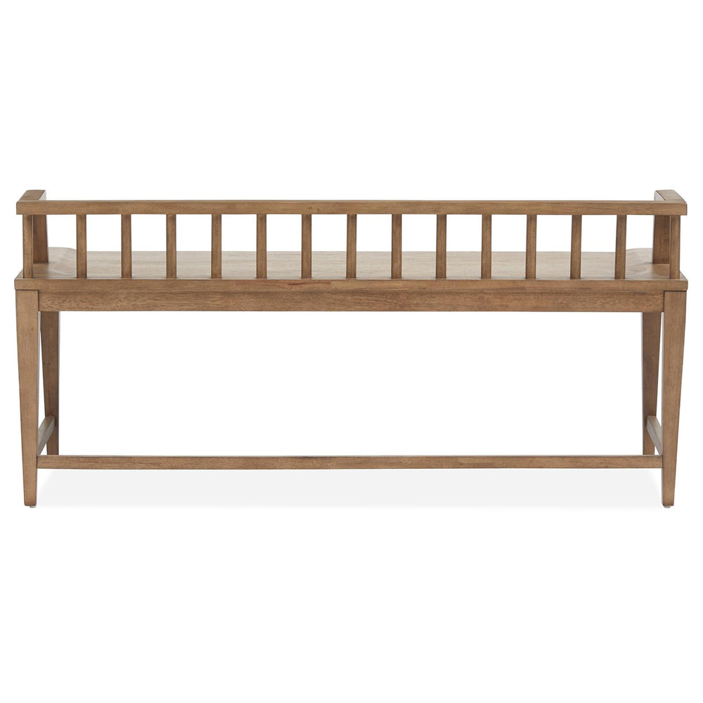  Magnussen Lindon D5570-79 Arm Bench with Low Back IMAGE 5