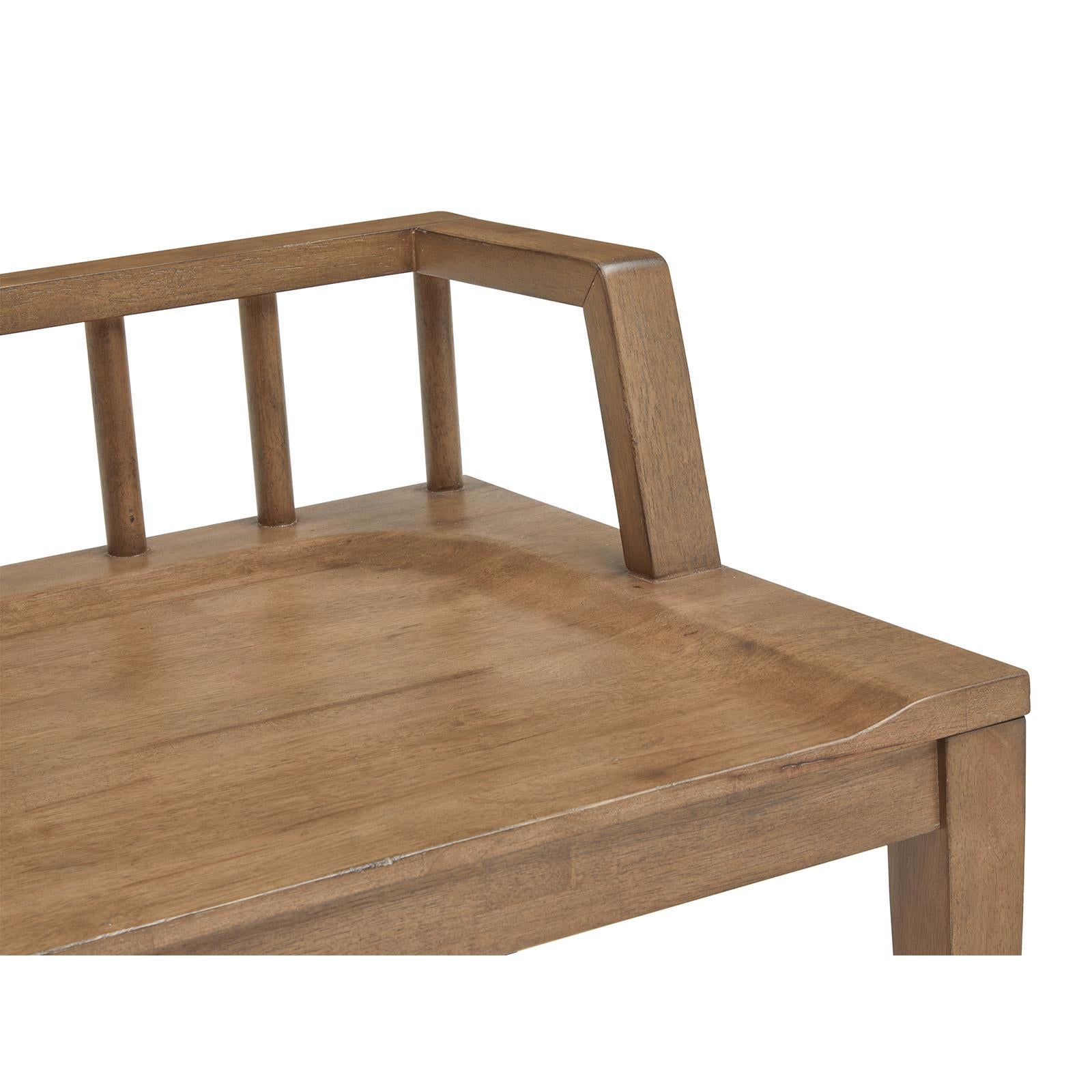  Magnussen Lindon D5570-79 Arm Bench with Low Back IMAGE 7