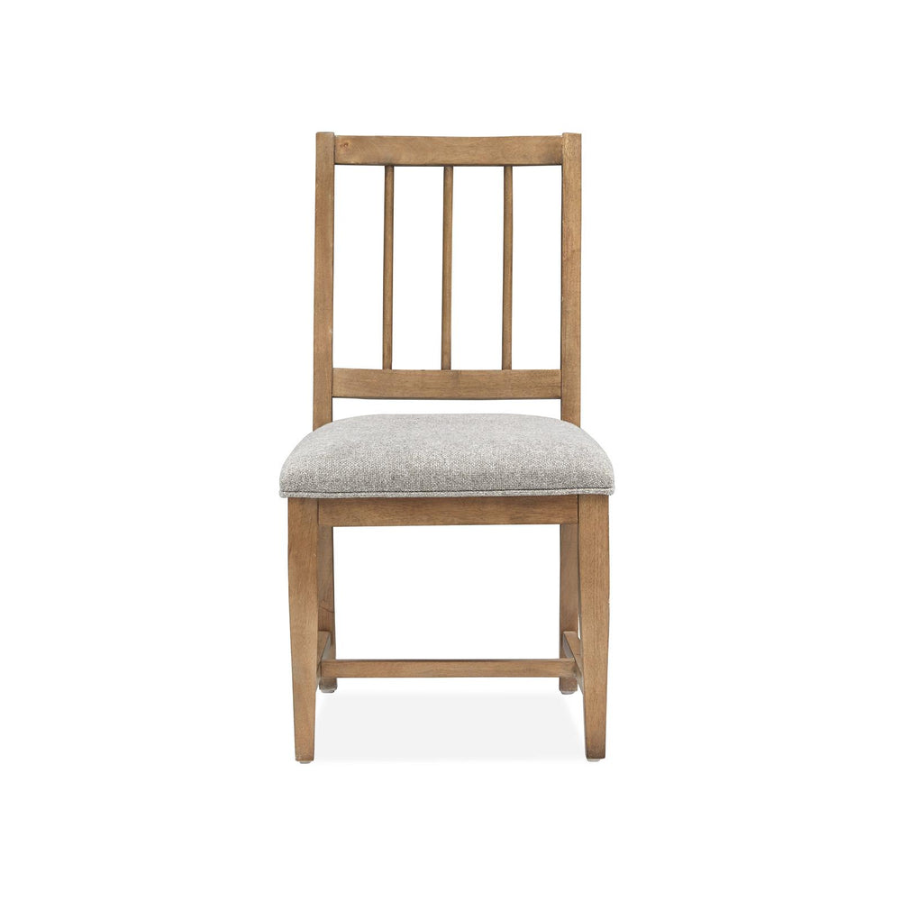  Magnussen Lindon D5570-62G Dining Side Chair with Grey Upholstered Seat IMAGE 2