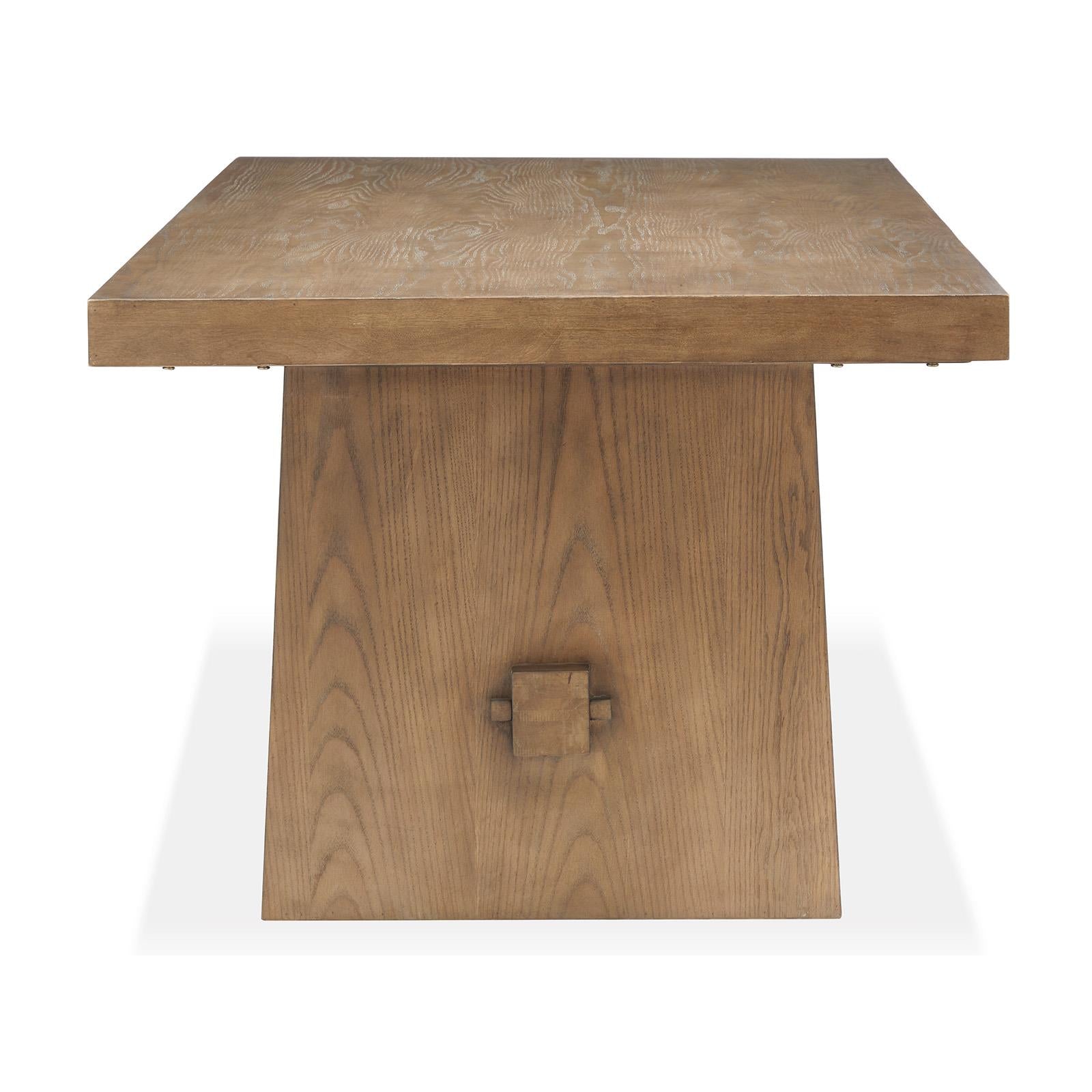  Magnussen Lindon D5570-21 Trestle Dining Table IMAGE 3