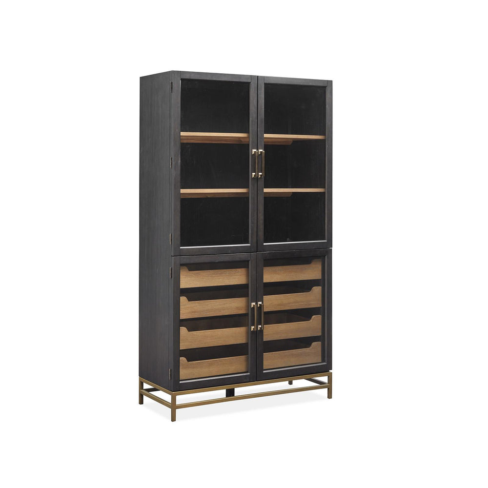  Magnussen Lindon D5570-01B Two Tone Dining Cabinet IMAGE 1