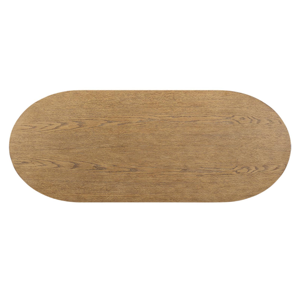  Magnussen Hadleigh Brown H5558-01 Oval Writing Desk IMAGE 4