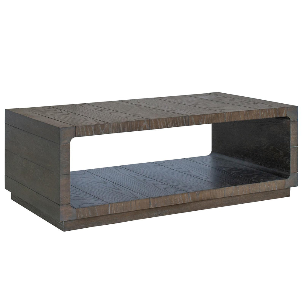  Magnussen LeLand T5704-43 Rectangular Cocktail Table with Casters IMAGE 1