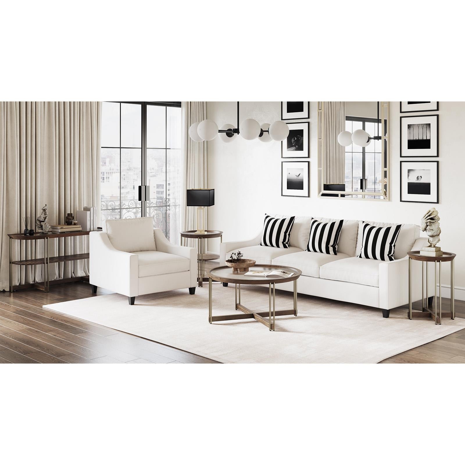  Magnussen Elora T5639-05 Round End Table IMAGE 2
