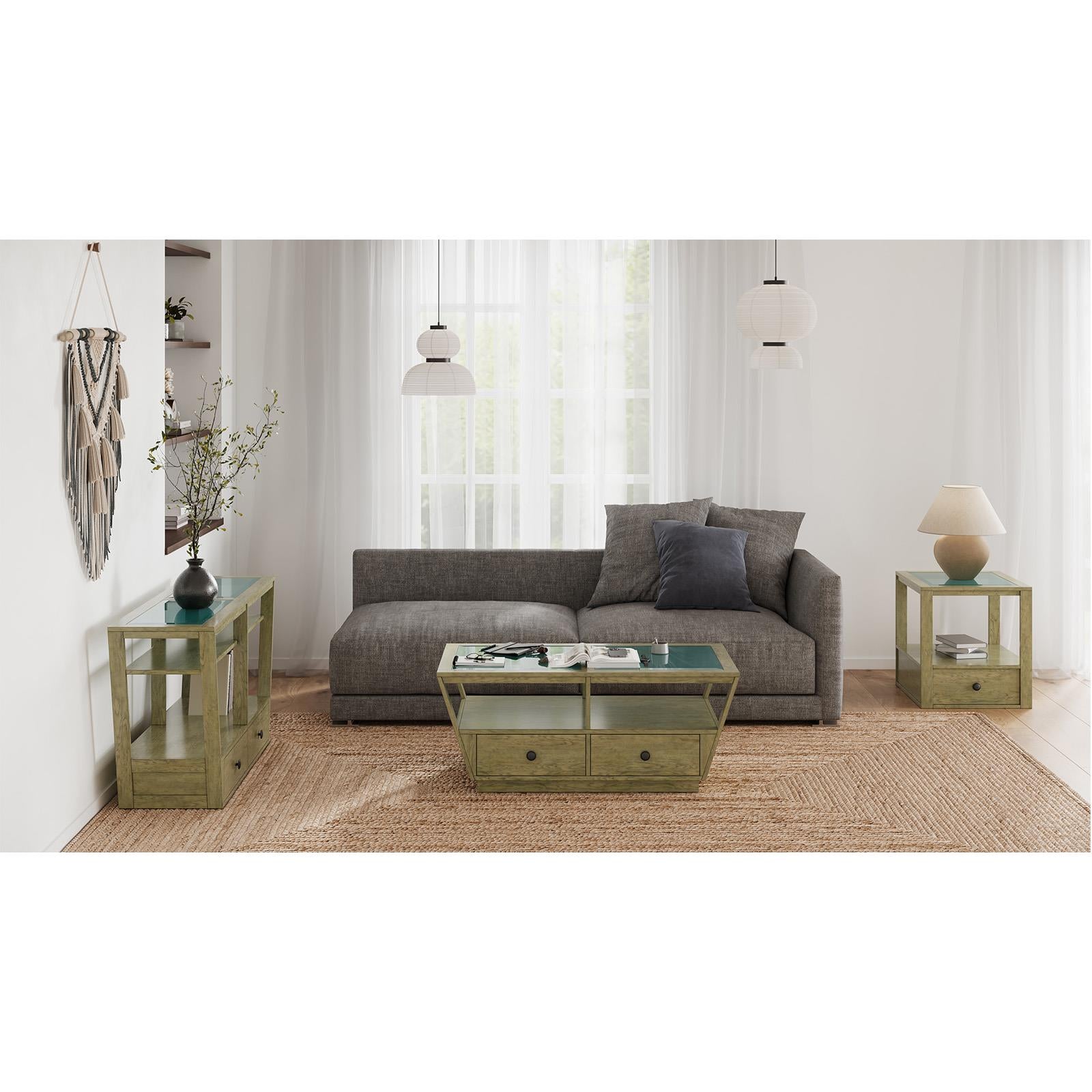  Magnussen Hardison T5631-73 Rectangular Sofa Table IMAGE 2