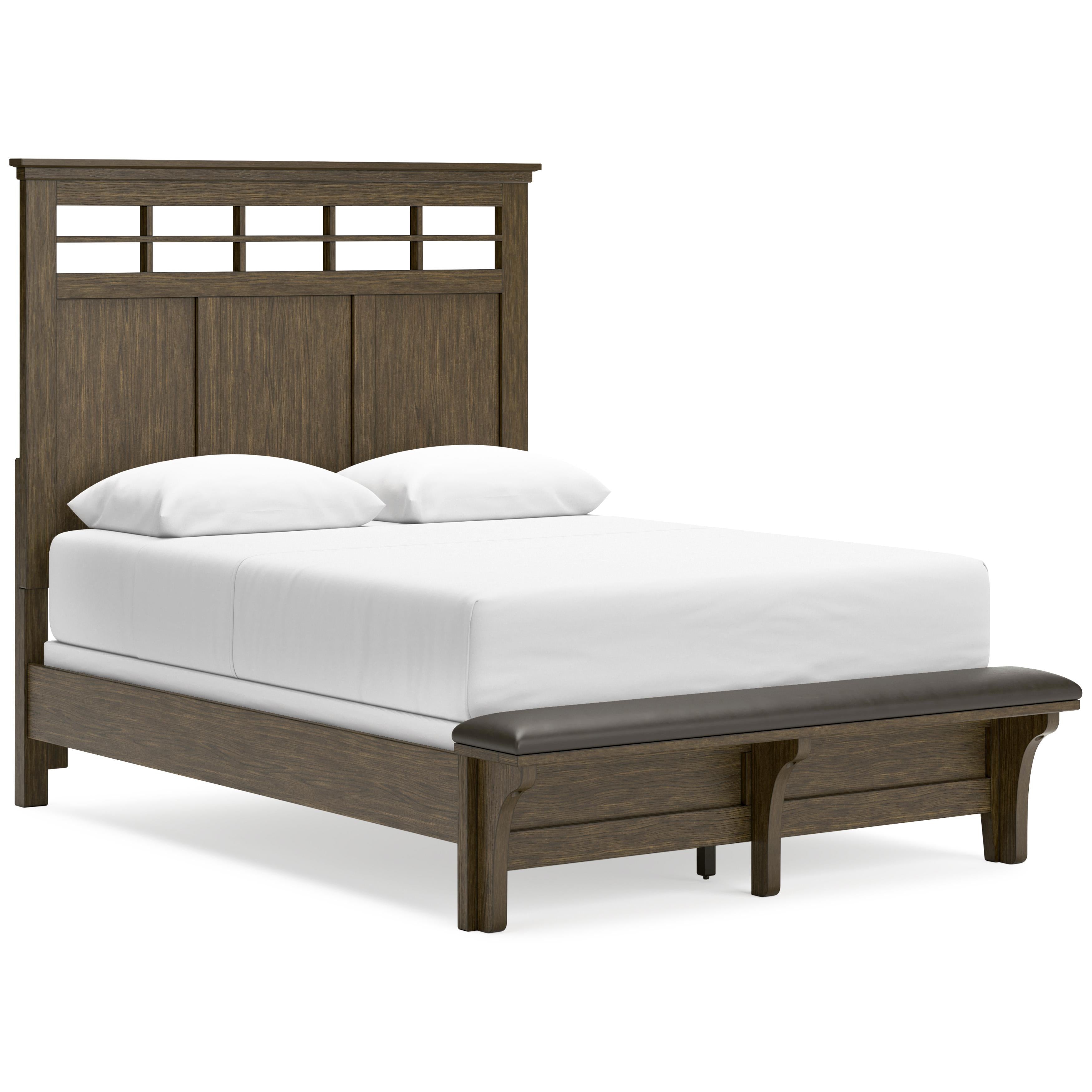  Benchcraft Shawbeck B625B2 Queen Panel Bed IMAGE 1