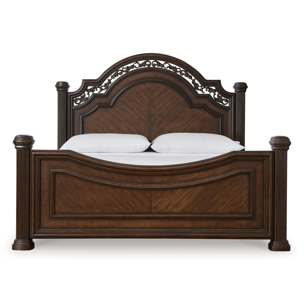  Signature Design by Ashley Lavinton B764B5 Queen Poster Bed IMAGE 2