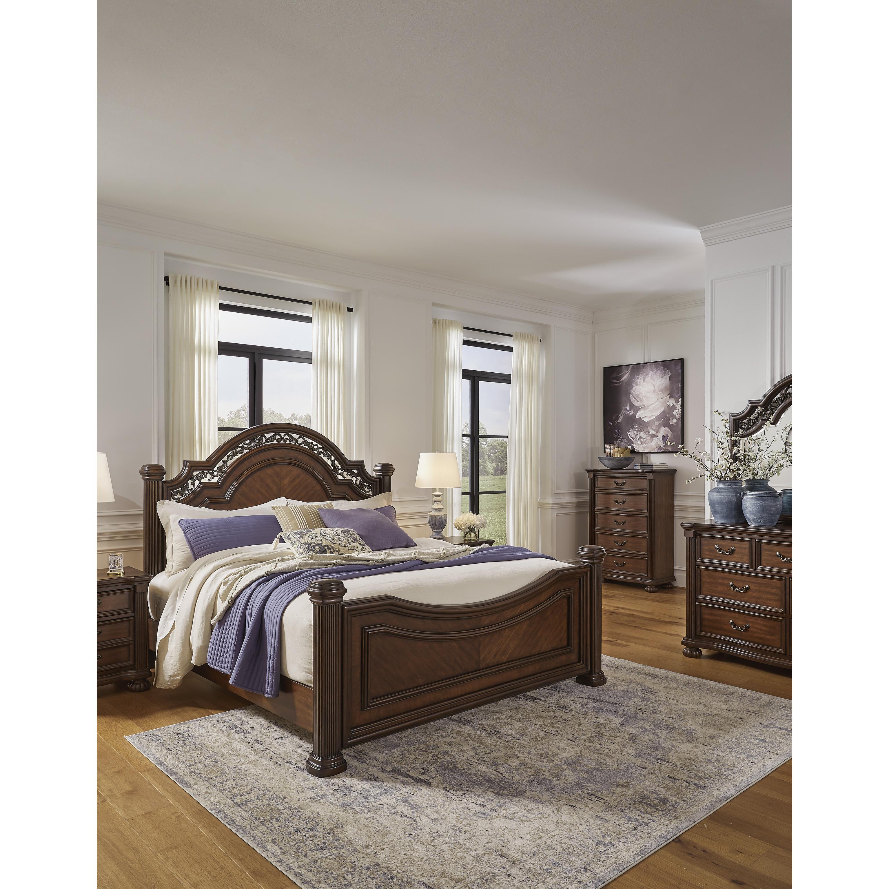  Signature Design by Ashley Lavinton B764B9 King Poster Bed IMAGE 8