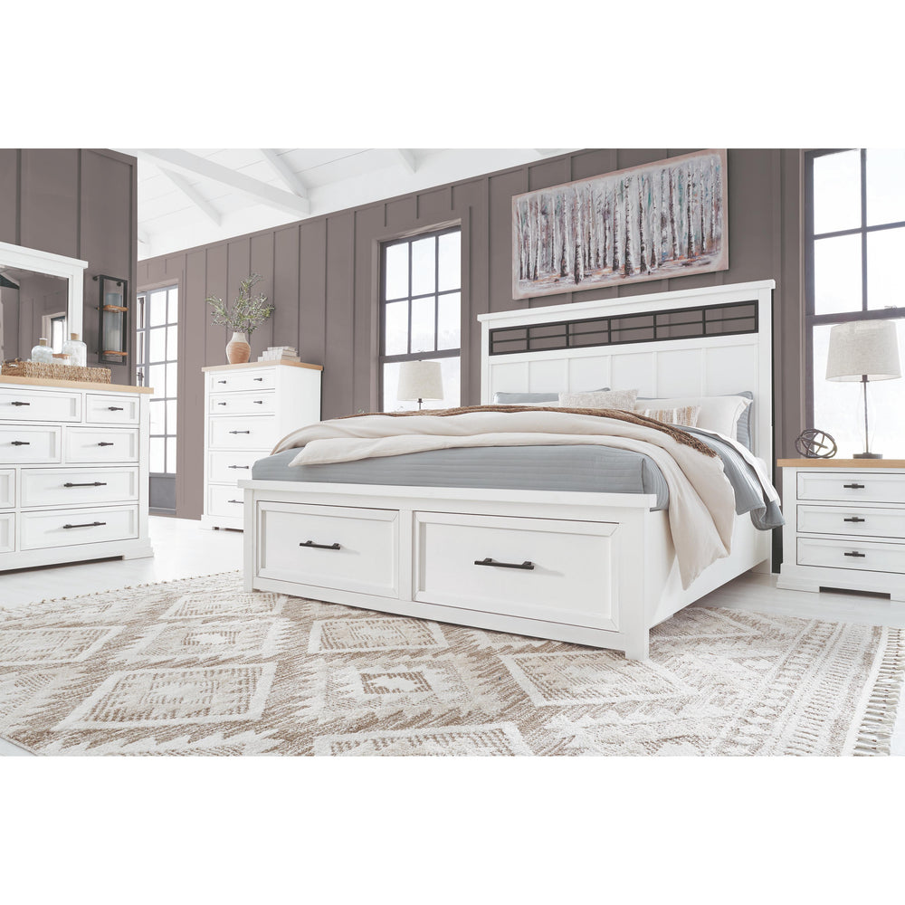  Benchcraft Ashbryn B844-93 Three Drawer Night Stand IMAGE 9