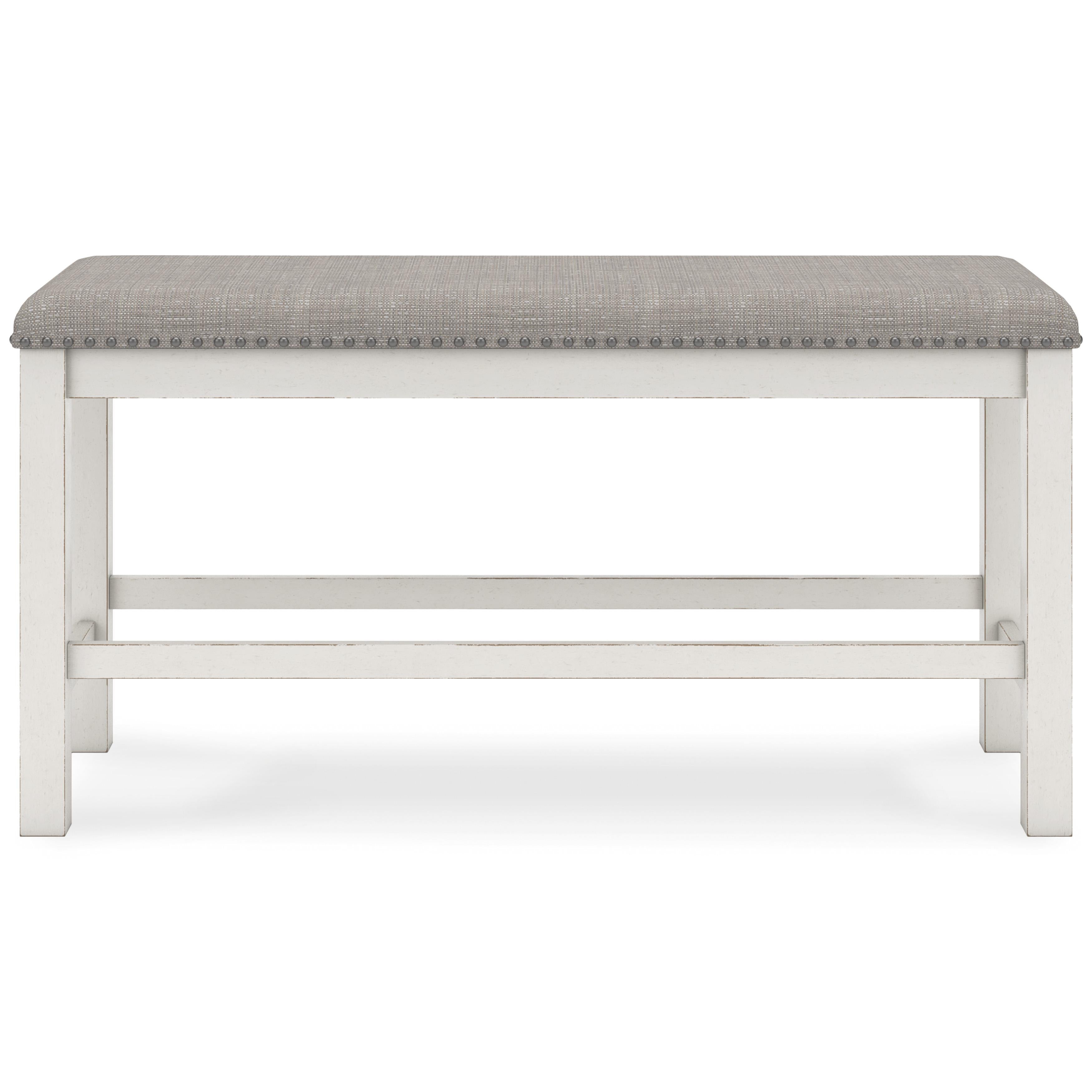  Signature Design by Ashley Robbinsdale D642-09 Double Counter Upholstered Bench IMAGE 2