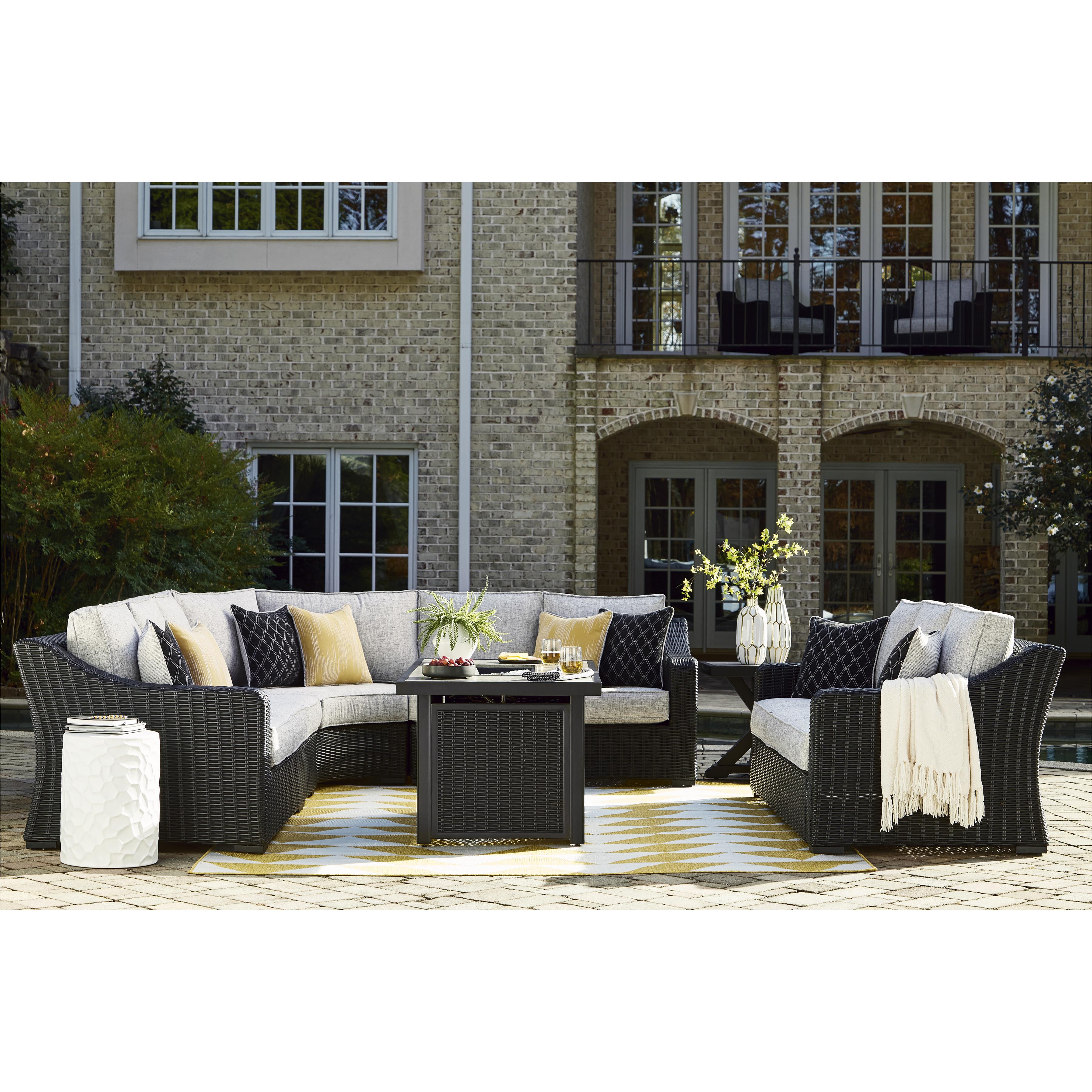  Signature Design by Ashley Beachcroft P792P2 4 pc Outdoor Sectional IMAGE 9