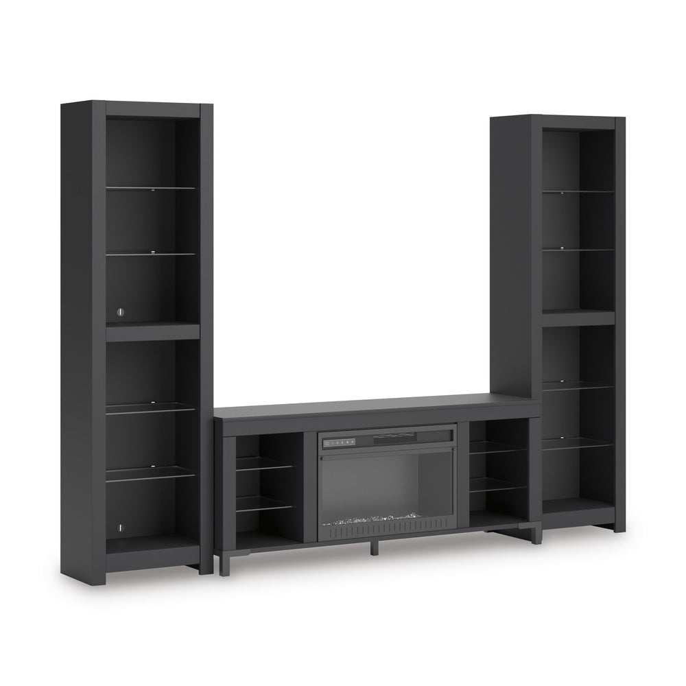  Signature Design by Ashley Cayberry W2721W2 3 pc Entertainment Center with Electric Fireplace IMAGE 1