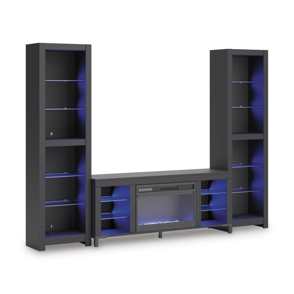  Signature Design by Ashley Cayberry W2721W2 3 pc Entertainment Center with Electric Fireplace IMAGE 4