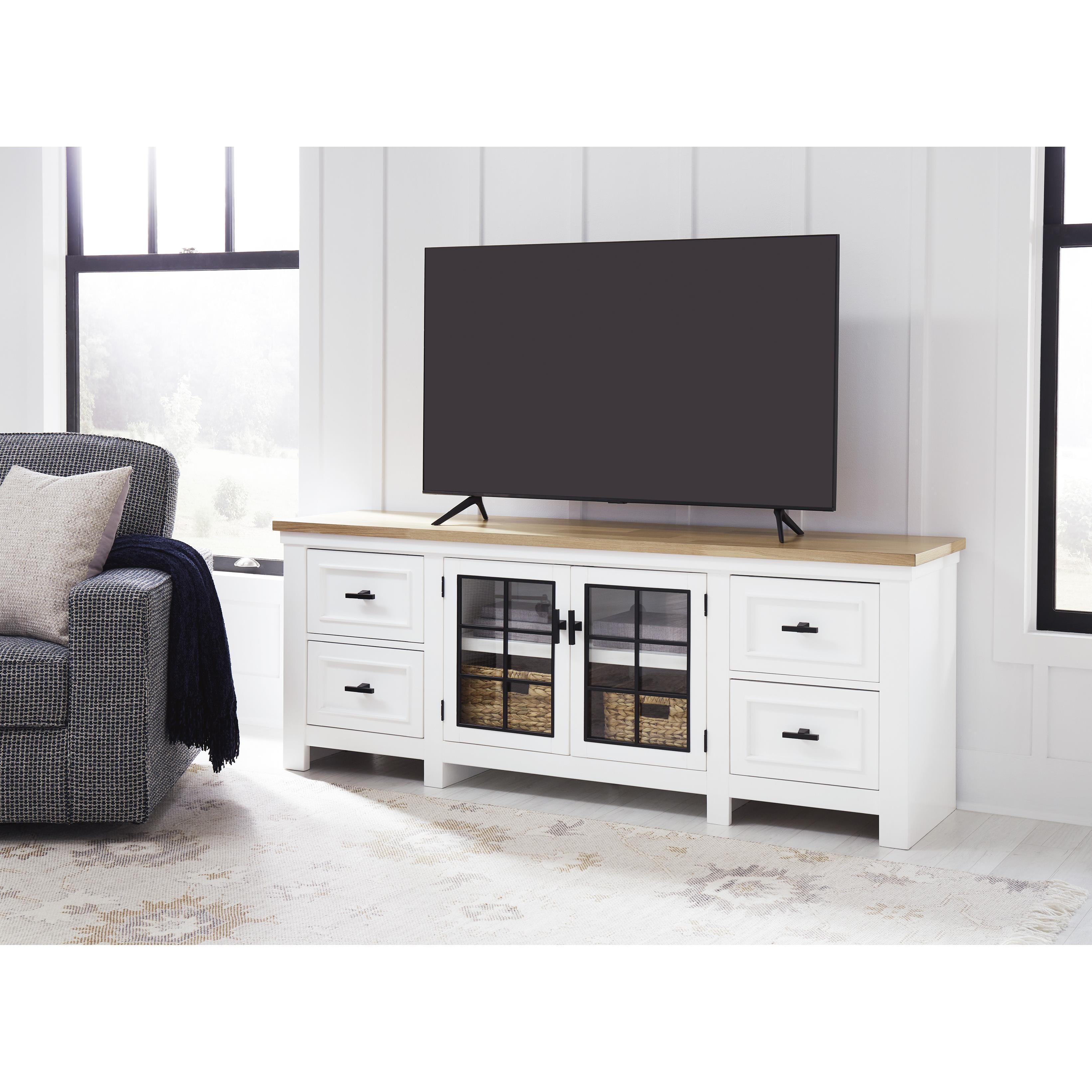  Signature Design by Ashley Ashbryn W844-68 Extra Large TV Stand IMAGE 5