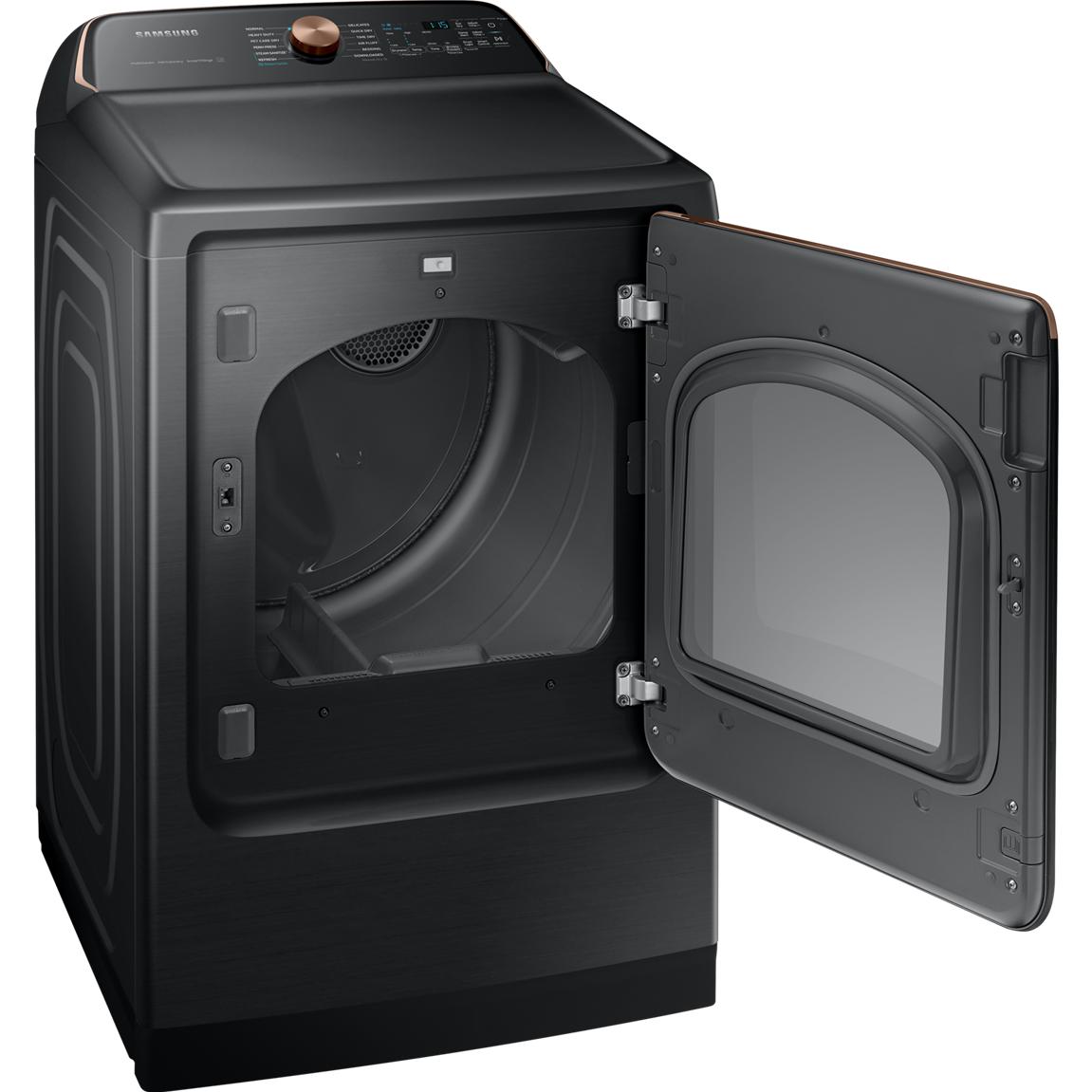  Samsung 7.4 cu. ft. Smart Electric Dryer With Pet Care Dry DVE54CG7550VAC IMAGE 3