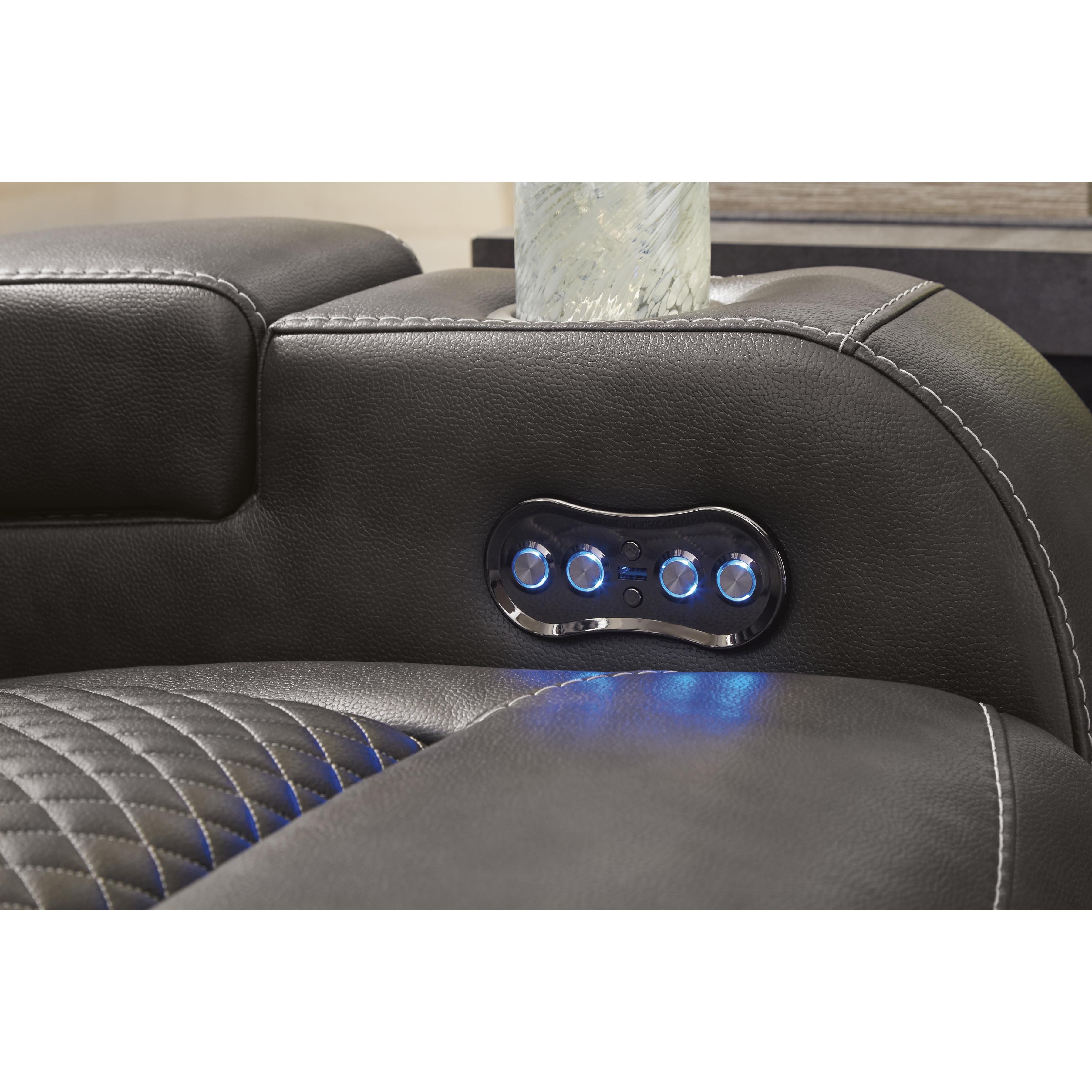  Signature Design by Ashley Fyne-Dyme 3660213 Power Recliner with Adjustable Headrest IMAGE 9