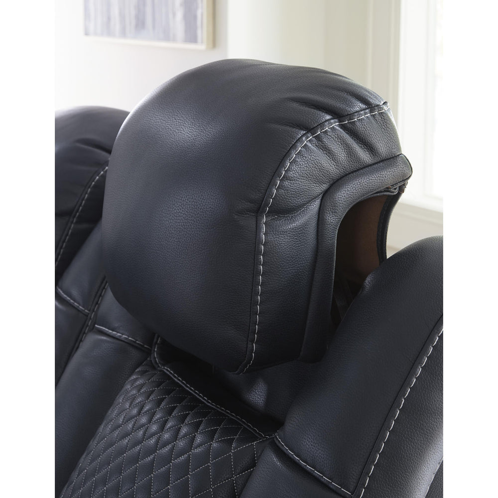  Signature Design by Ashley Fyne-Dyme 3660318 Power Reclining Loveseat with Console and Adjustable Headrest IMAGE 10