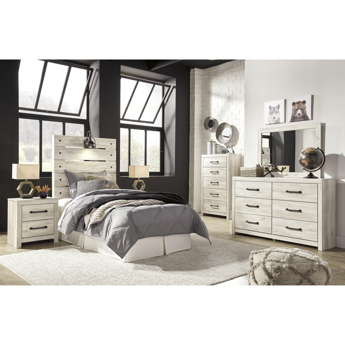  Signature Design by Ashley Cambeck B192-53 Twin Panel Headboard IMAGE 7