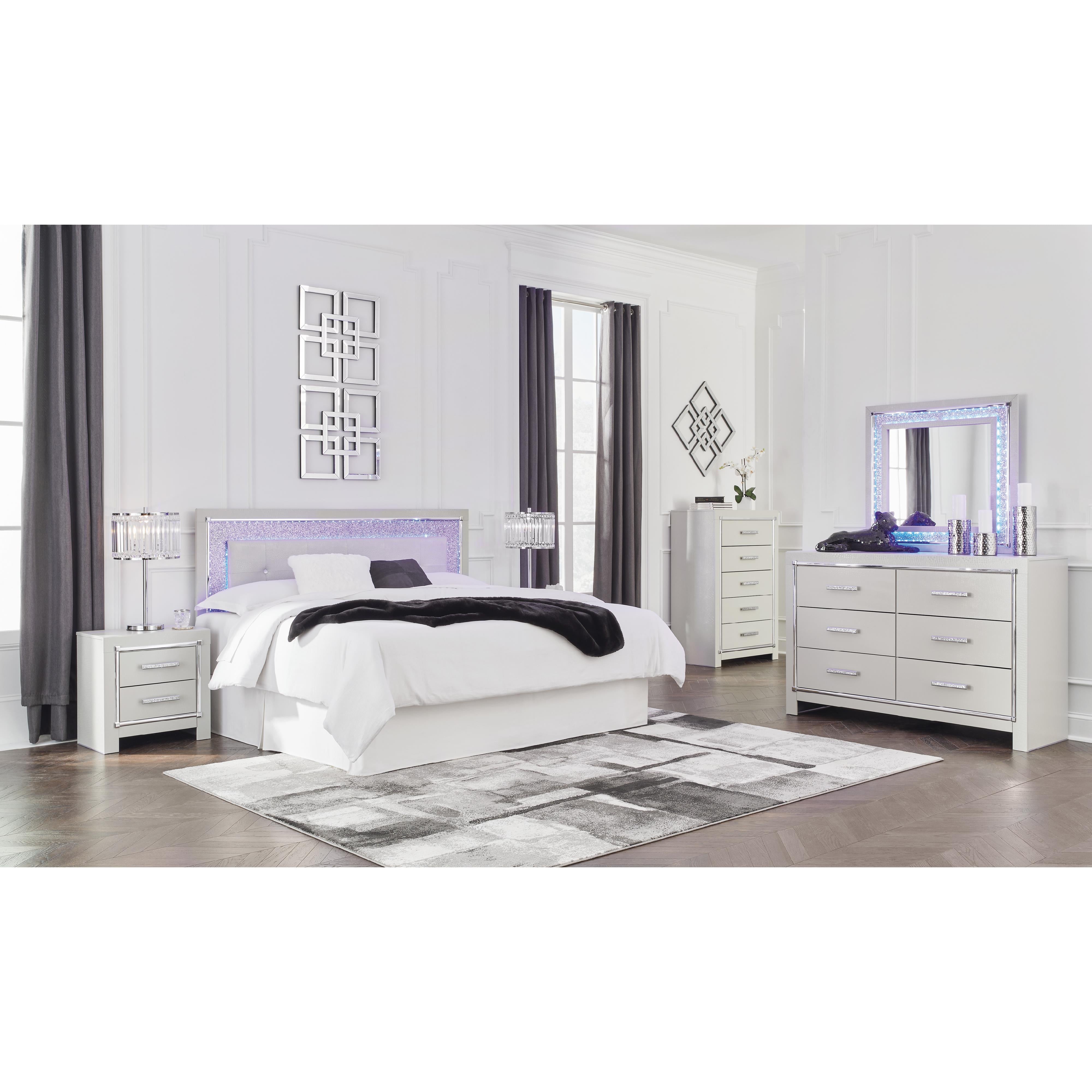  Signature Design by Ashley Zyniden B2114-58 King Upholstered Panel Headboard IMAGE 9