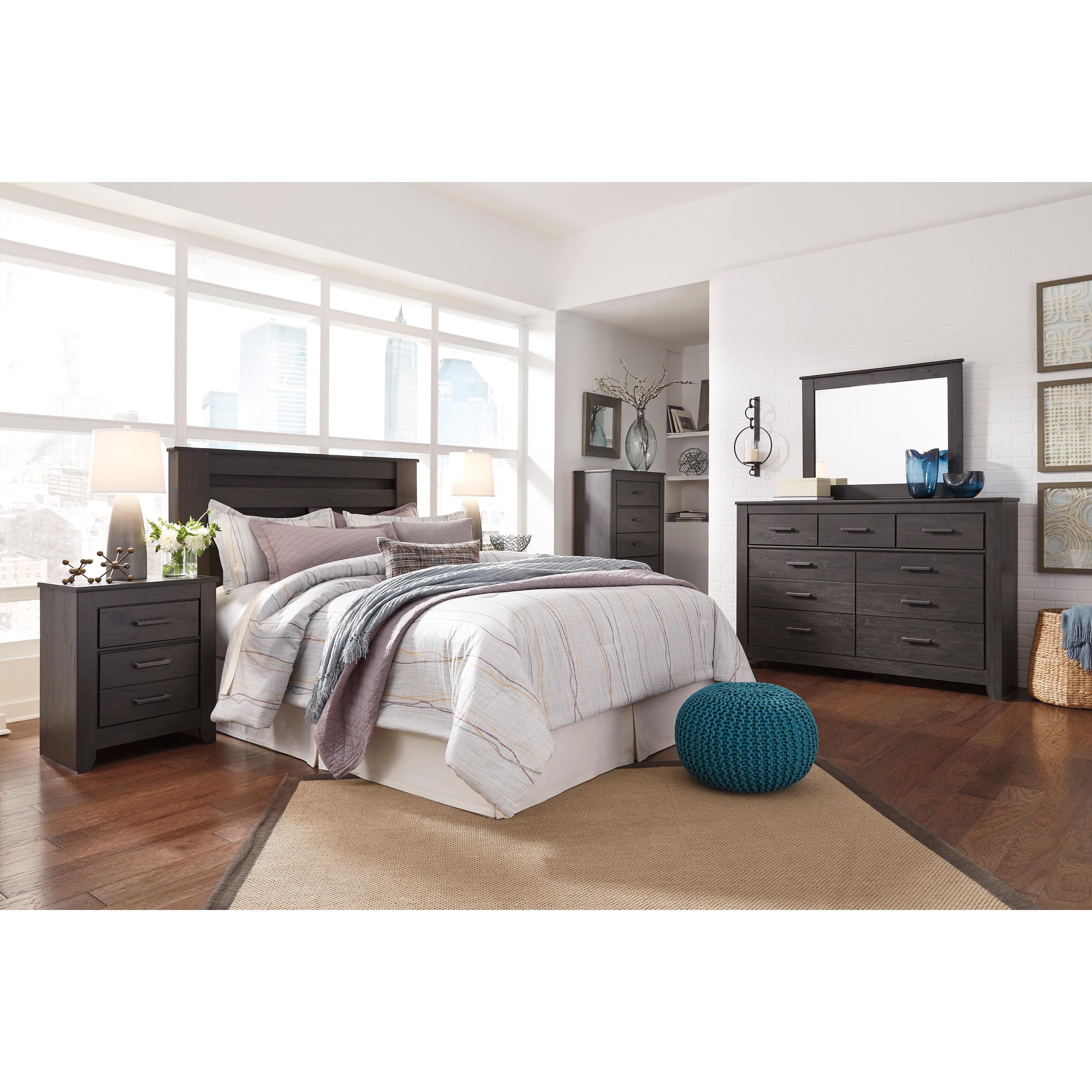  Signature Design by Ashley Brinxton B249-68 King/California King Panel Headboard IMAGE 2