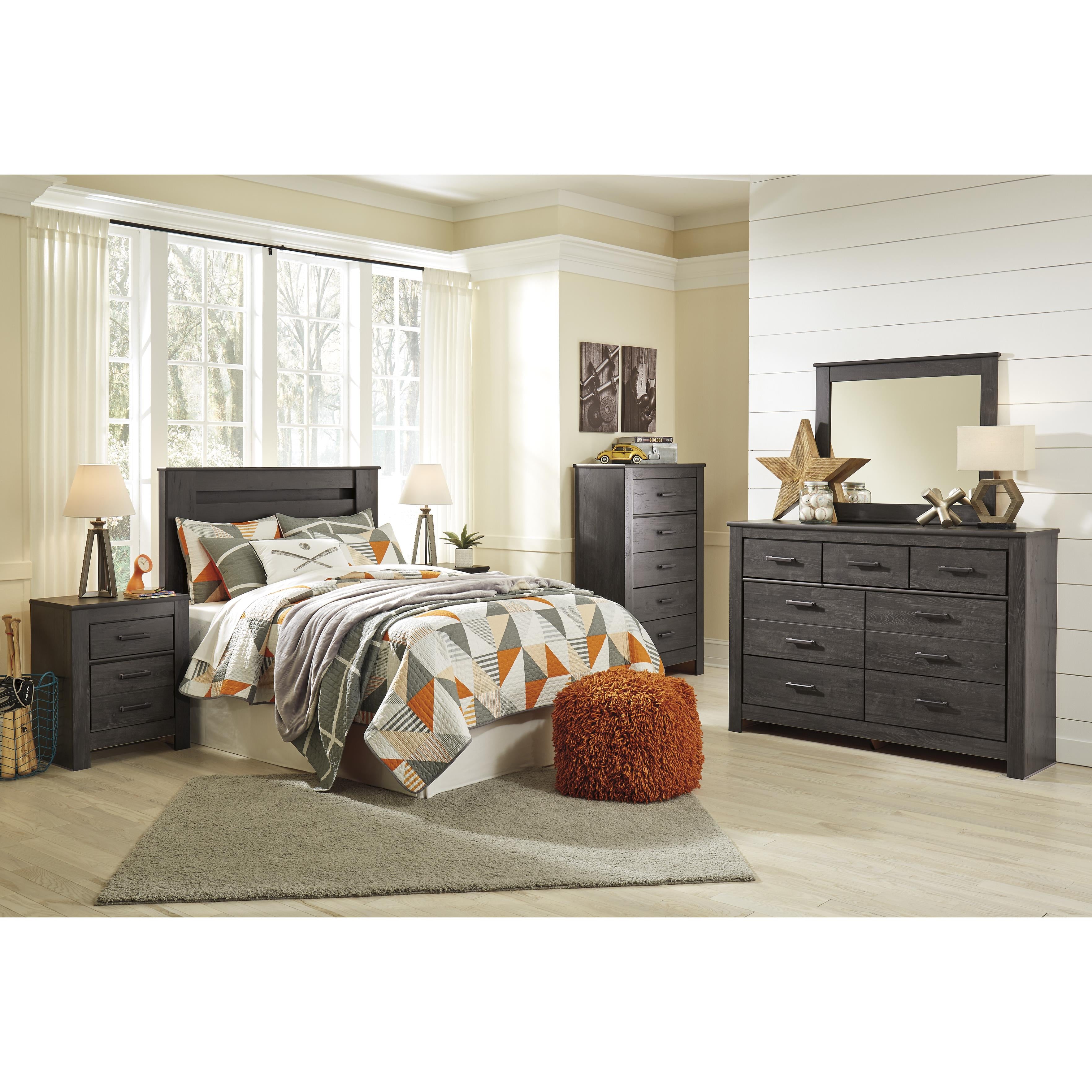 Signature Design by Ashley Brinxton B249-87 Full Panel Headboard IMAGE 7