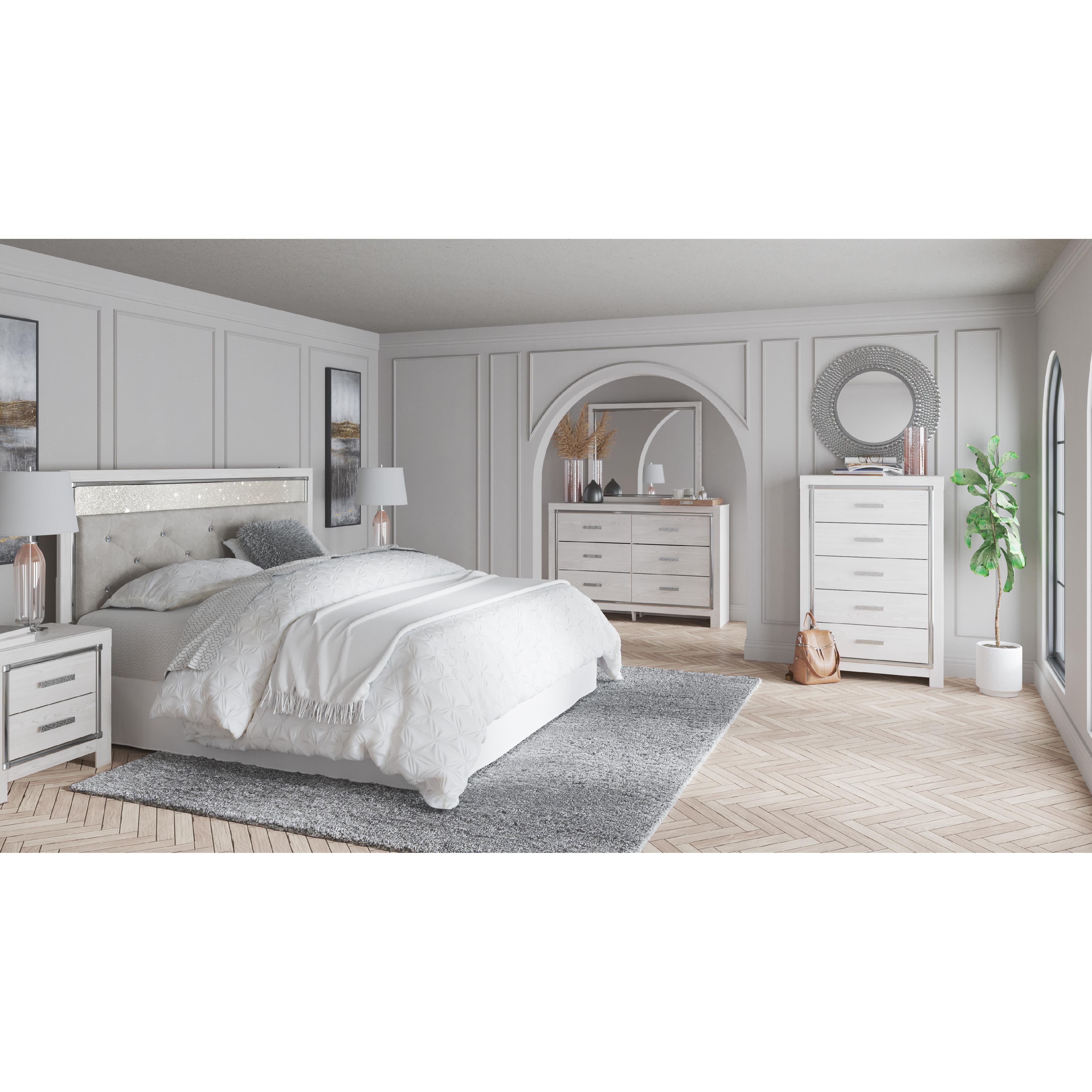 Signature Design by Ashley Altyra B2640-58 King/California King Upholstered Panel Headboard IMAGE 8