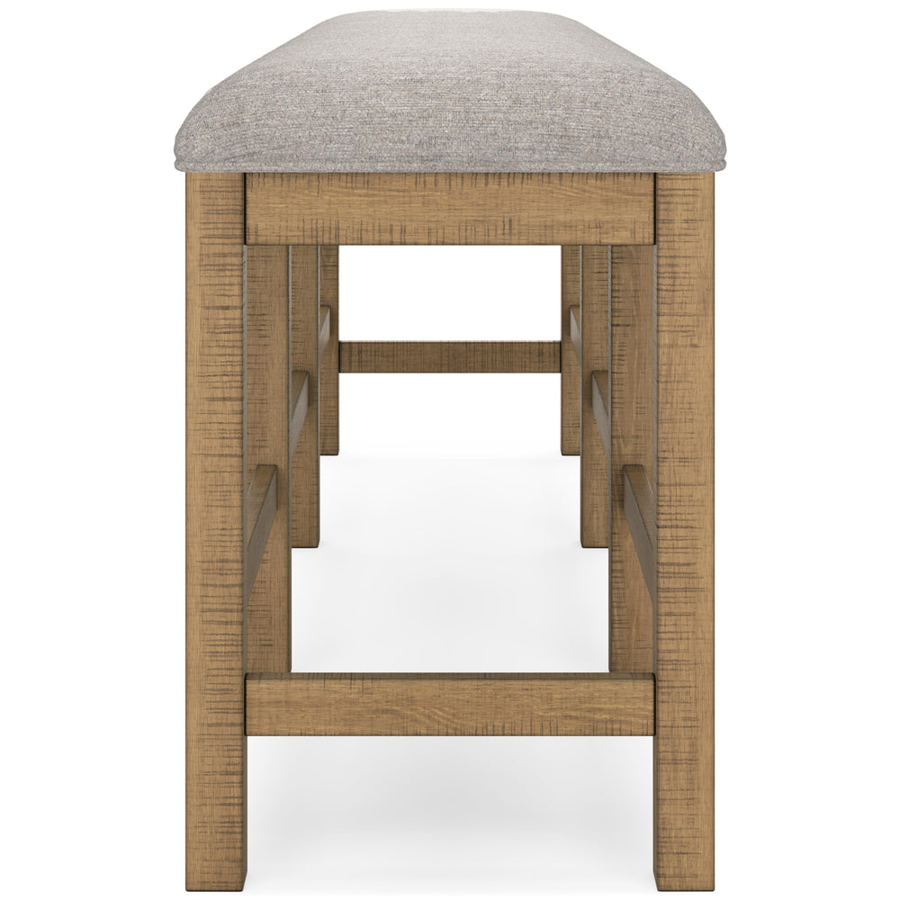  Signature Design by Ashley Havonplane D773-09 XL Counter Upholstered Dining Room Bench IMAGE 3