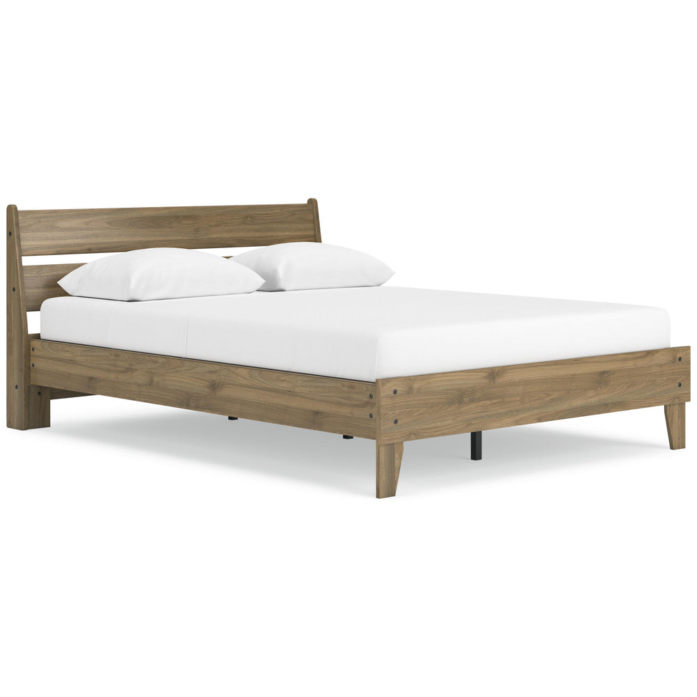  Signature Design by Ashley Deanlow EB1866B3 Queen Platform Panel Bed IMAGE 1