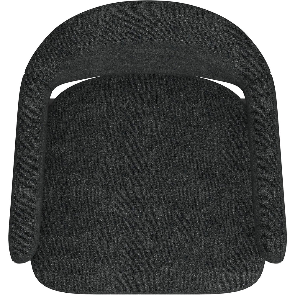  Worldwide Home Furnishings Archer 202-089CH Dining Chair - Charcoal Fabric and Black IMAGE 5