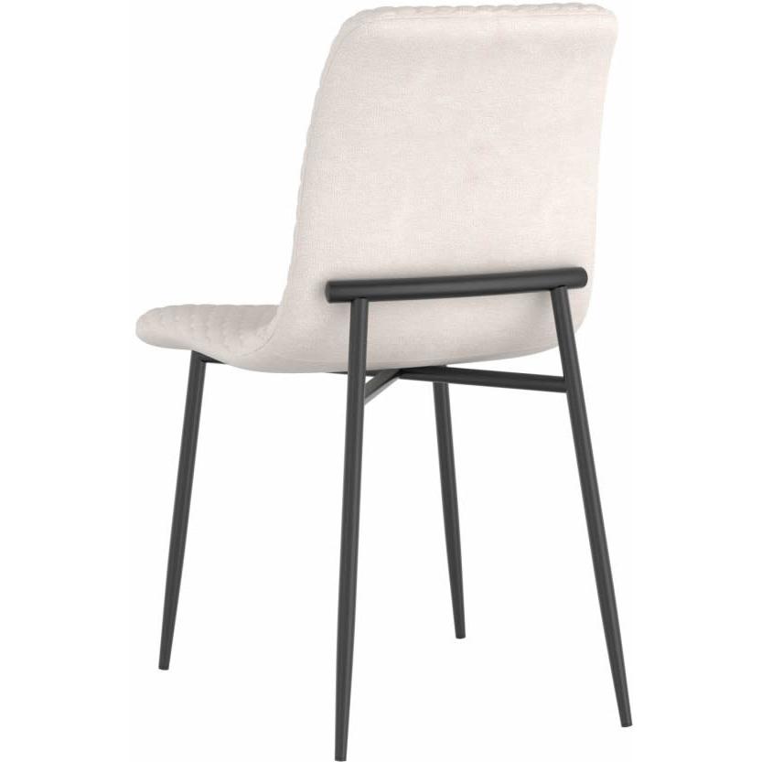  !nspire Brixx 202-083BEG Dining Chair - Beige Fabric and Black IMAGE 2