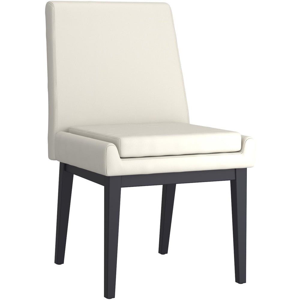  !nspire Cortez 202-081PUBG_BK Dining Chair - Beige Faux Leather and Black IMAGE 1