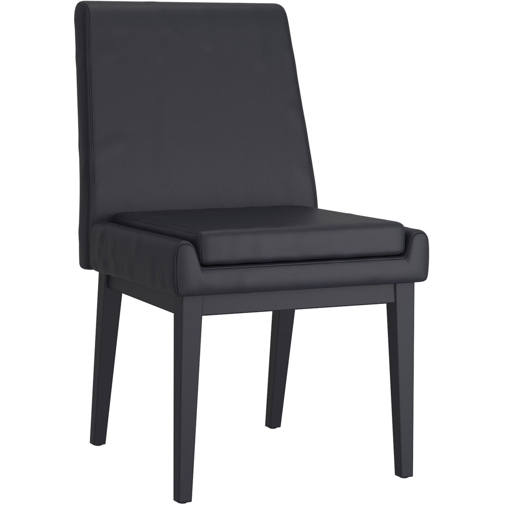  Worldwide Home Furnishings Gavin/Cortez 207-360_081BLK_BK 7 pc Dining Set - Black with Black Chair IMAGE 7