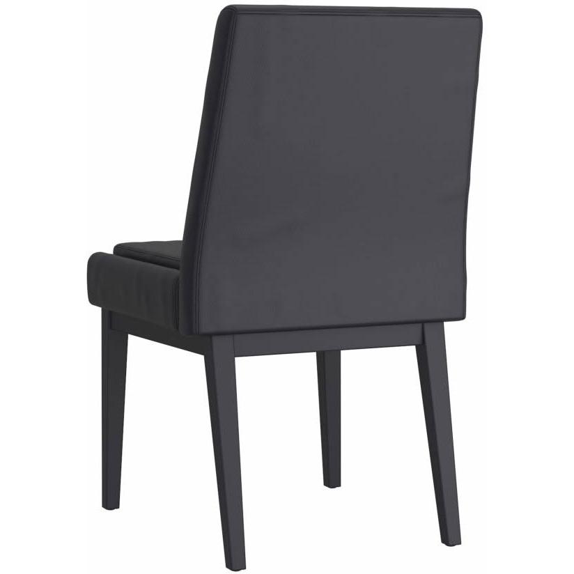  Worldwide Home Furnishings Gavin/Cortez 207-360_081BLK_BK 7 pc Dining Set - Black with Black Chair IMAGE 8