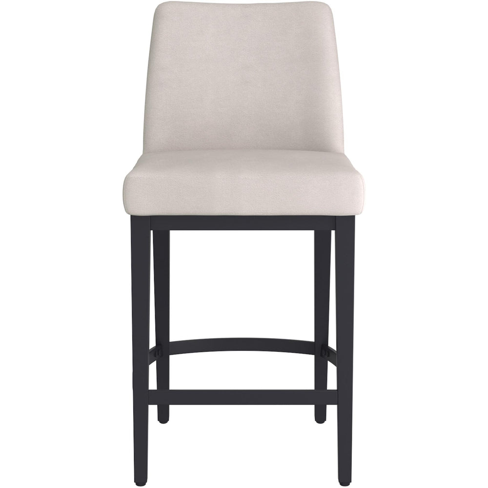  !nspire Jace 203-082BEG_BK 26" Counter Stool - Beige Fabric and Black IMAGE 4