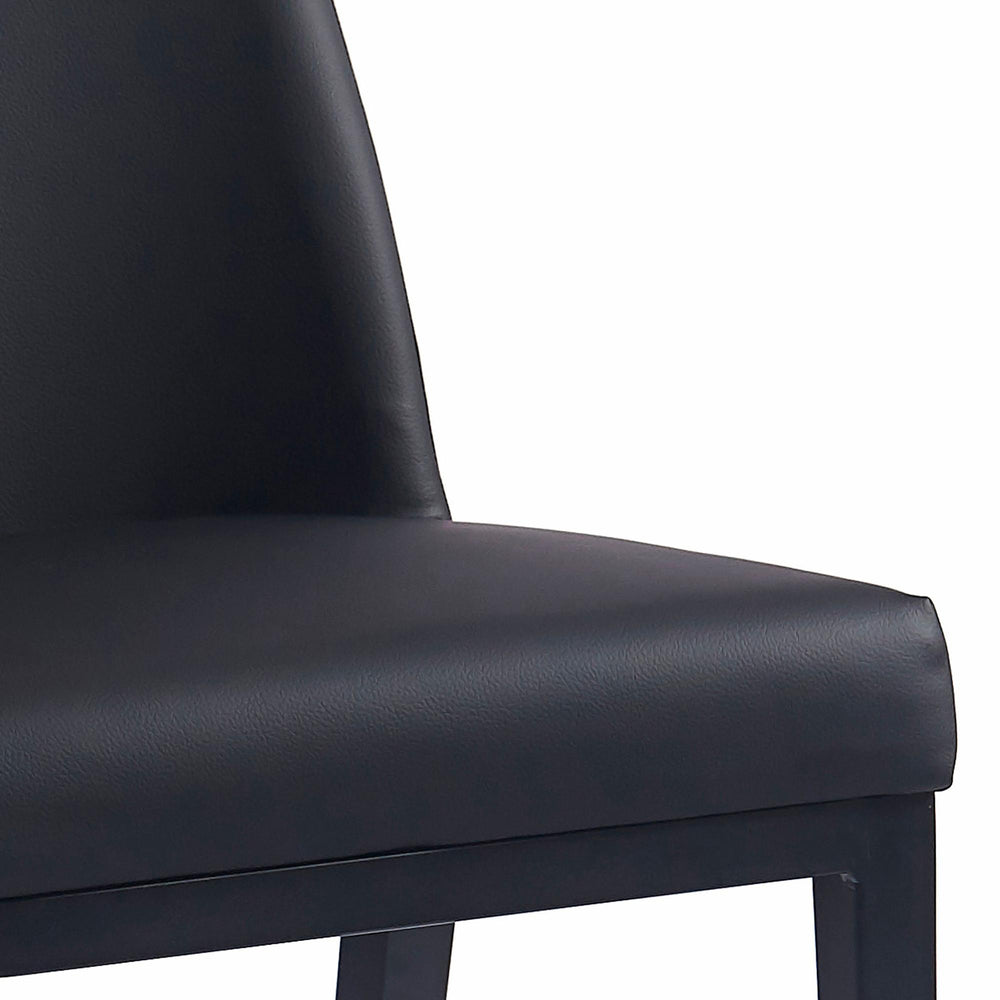  !nspire Jace 203-082PUBLK_BK 26" Counter Stool - Black Faux Leather and Black IMAGE 5