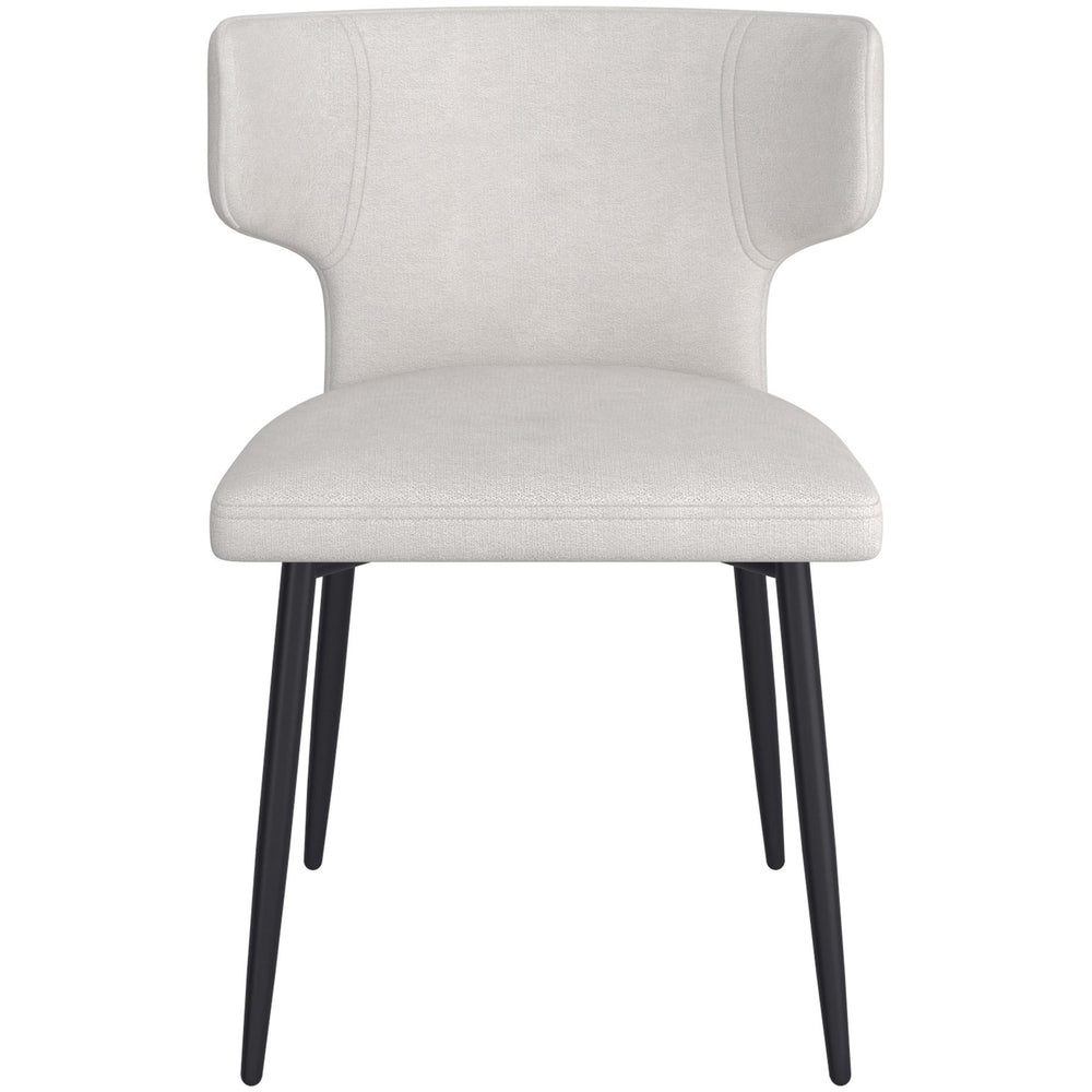  !nspire Olis 202-085BEG Dining Chair - Beige Fabric and Black IMAGE 4