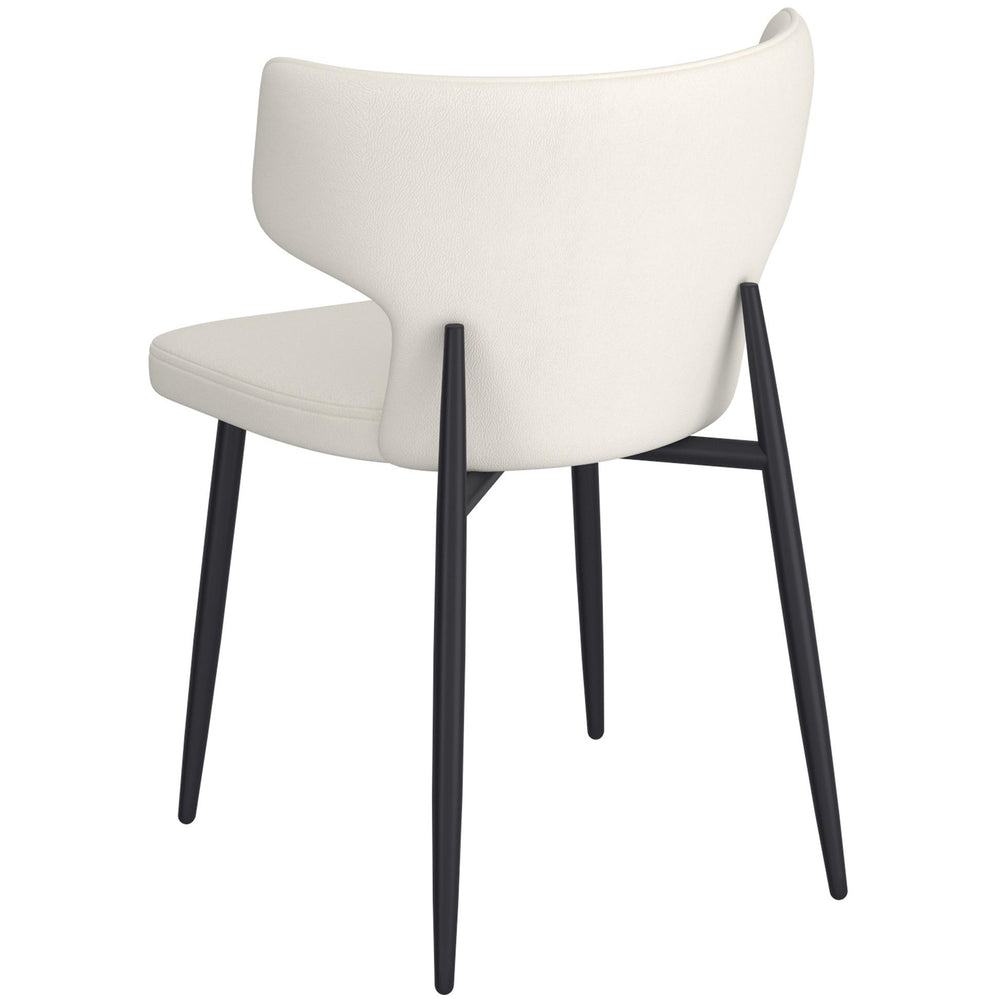  !nspire Olis 202-085PUBG Dining Chair - Beige Faux Leather and Black IMAGE 2