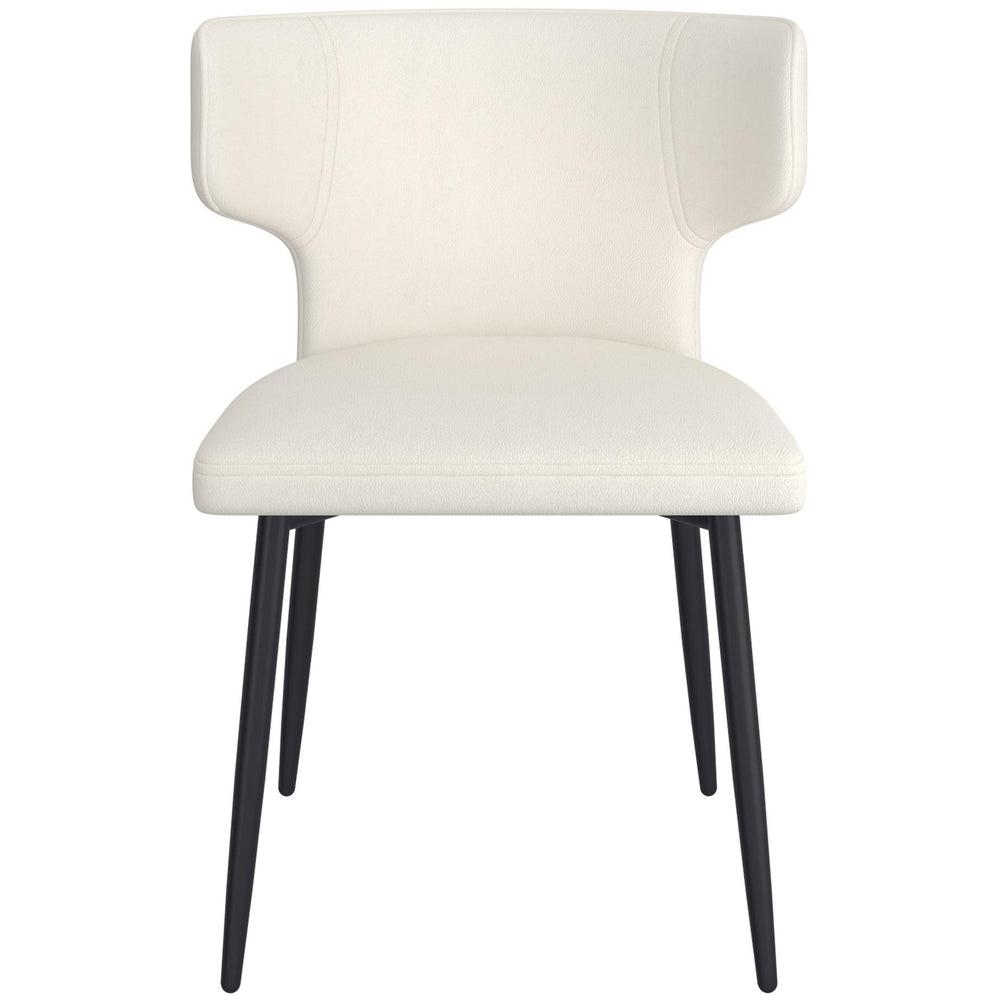  !nspire Olis 202-085PUBG Dining Chair - Beige Faux Leather and Black IMAGE 4