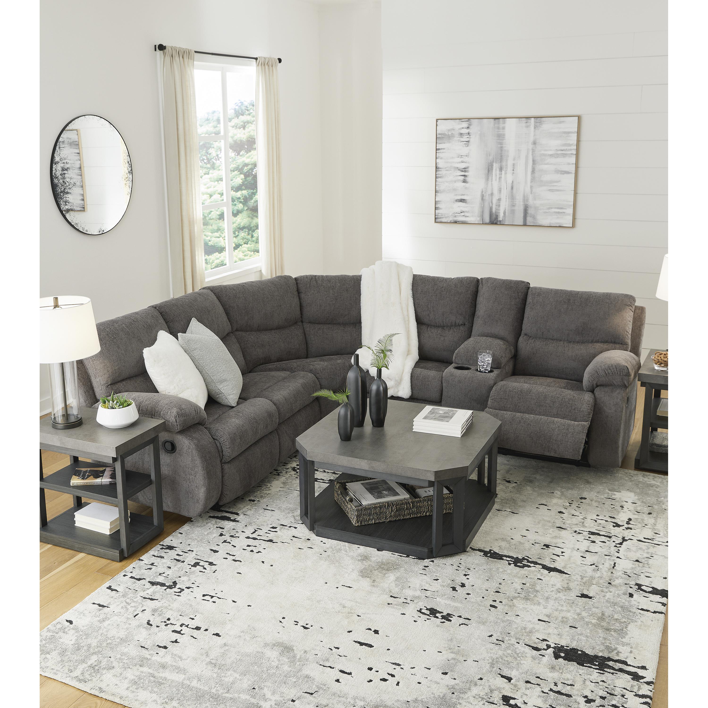  Signature Design by Ashley Museum 81807S1C 2 pc Reclining Sectional IMAGE 5
