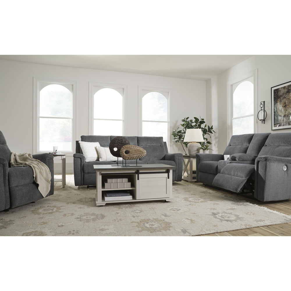  Signature Design by Ashley Barnsana 3320296C Double Reclining Power Loveseat with Console IMAGE 10