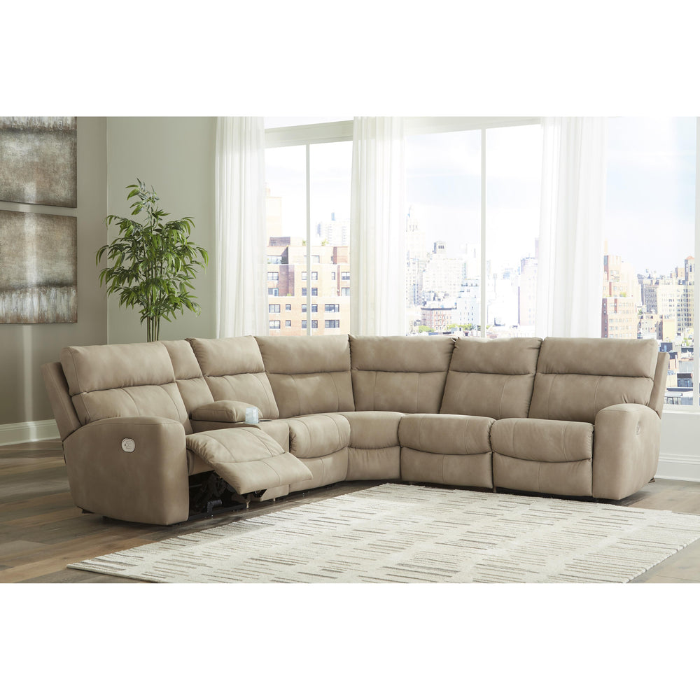  Signature Design by Ashley Next-Gen DuraPella 61004S7 6 pc Power Reclining Sectional IMAGE 4