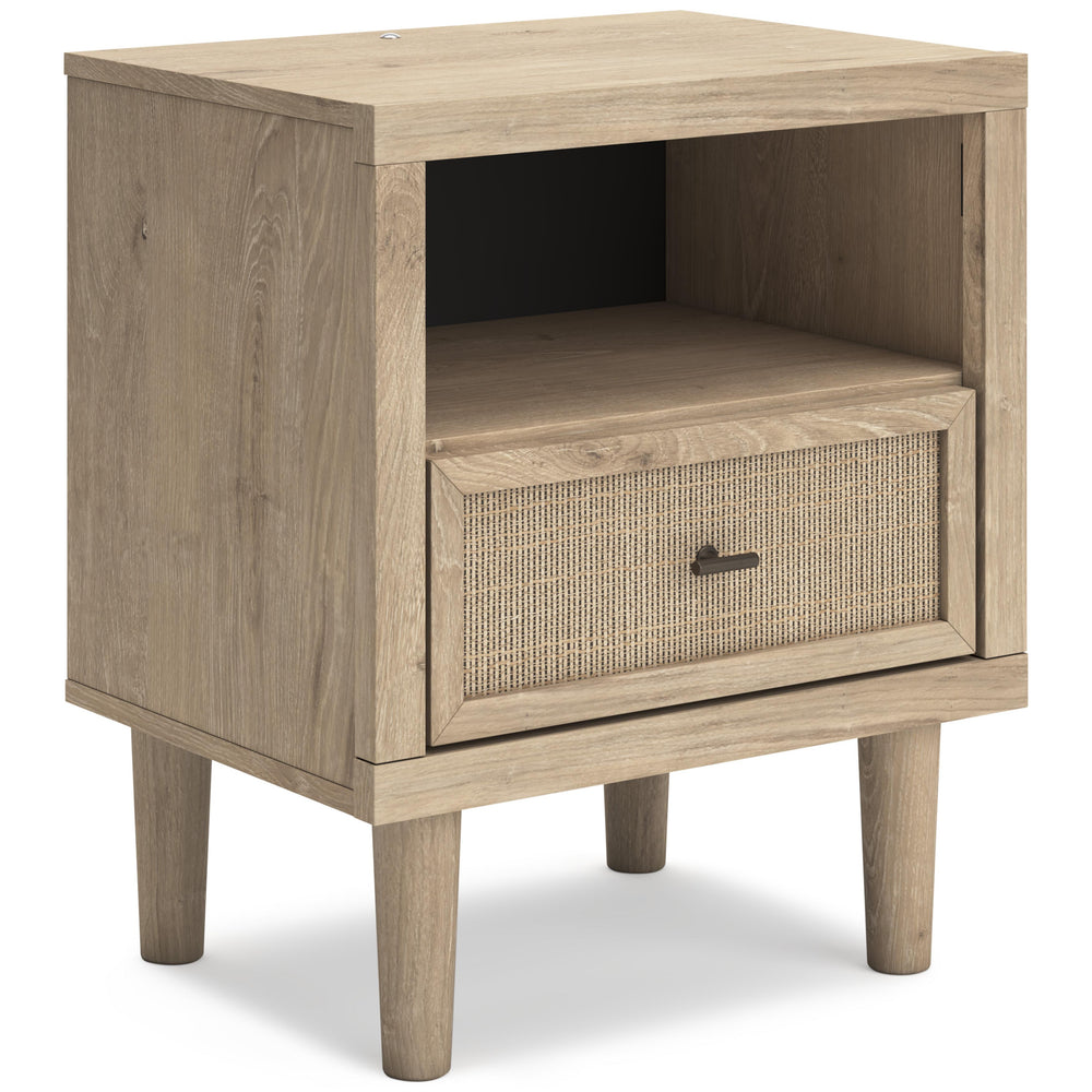  Signature Design by Ashley Cielden B1199-91 One Drawer Night Stand IMAGE 1