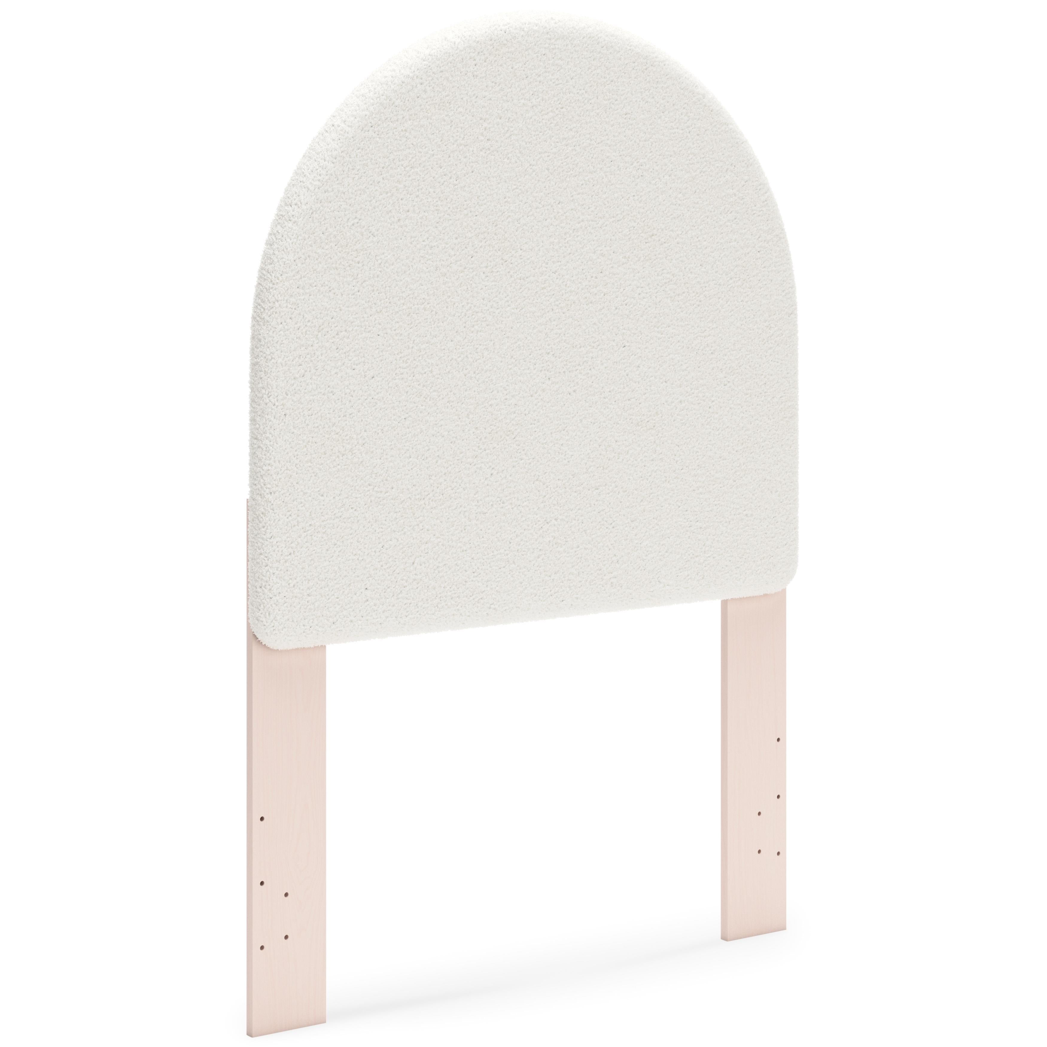  Signature Design by Ashley Wistenpine B1323-53 Twin Upholstered Round Headboard IMAGE 1