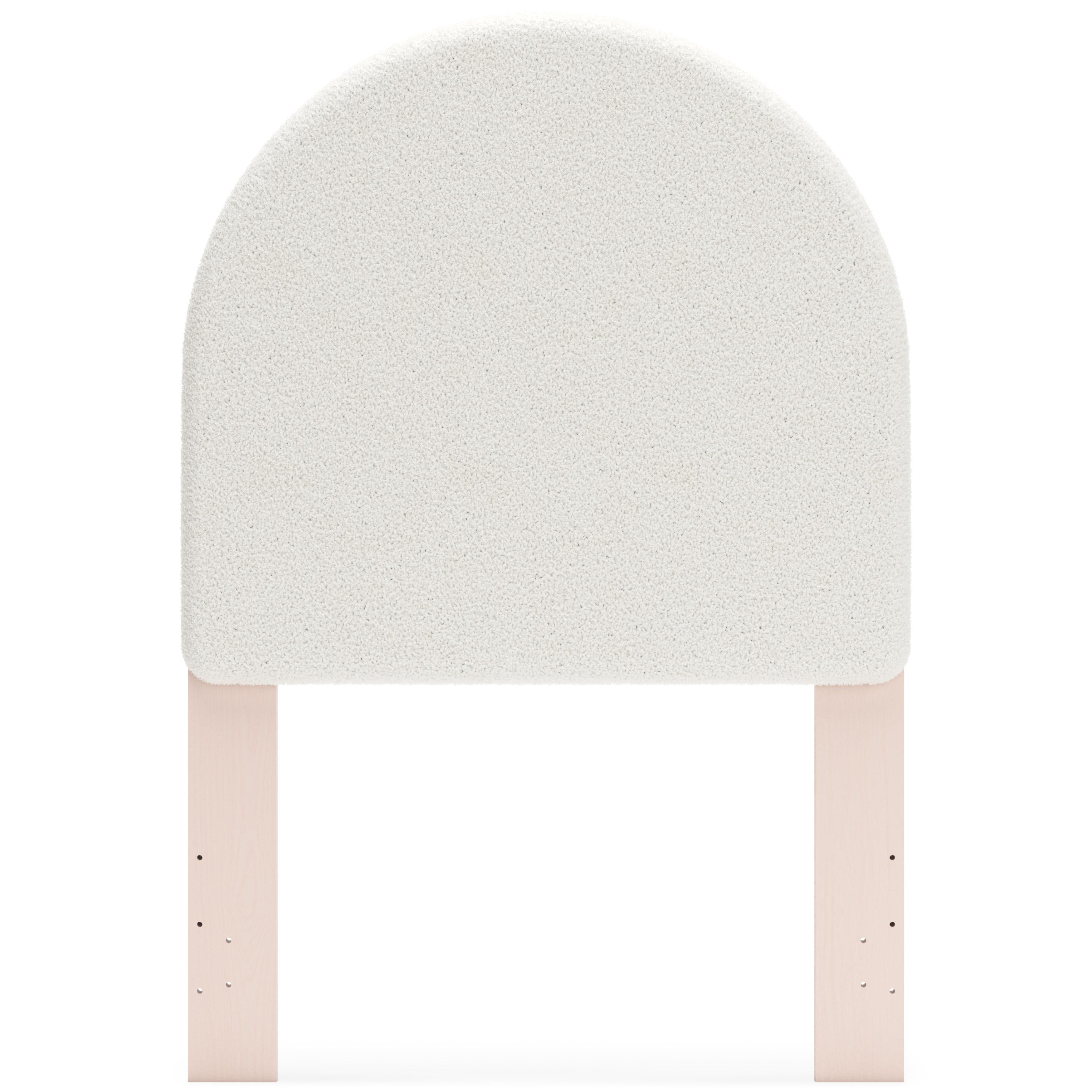  Signature Design by Ashley Wistenpine B1323-53 Twin Upholstered Round Headboard IMAGE 2