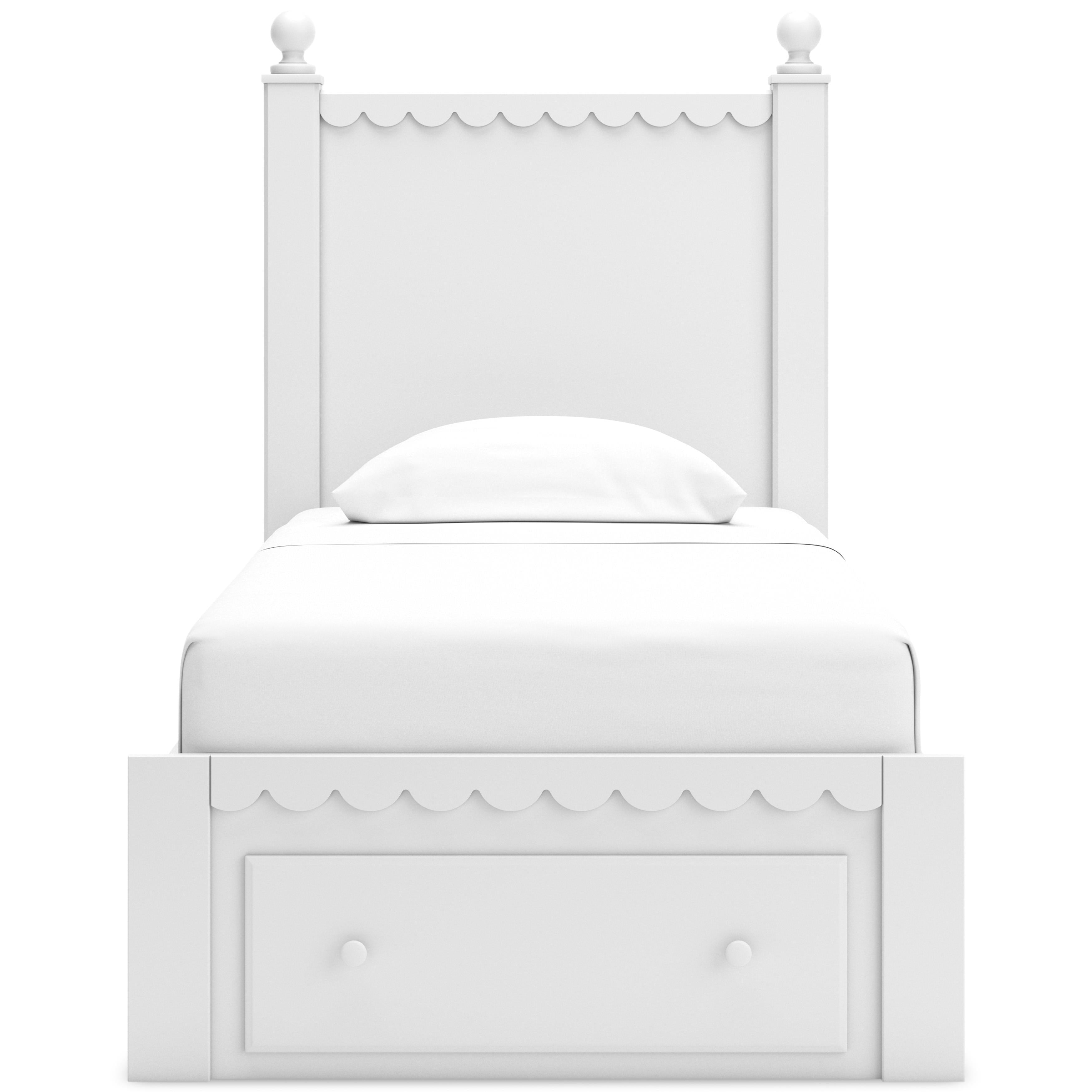  Signature Design by Ashley Mollviney B2540B6 Twin Panel Storage Bed IMAGE 3