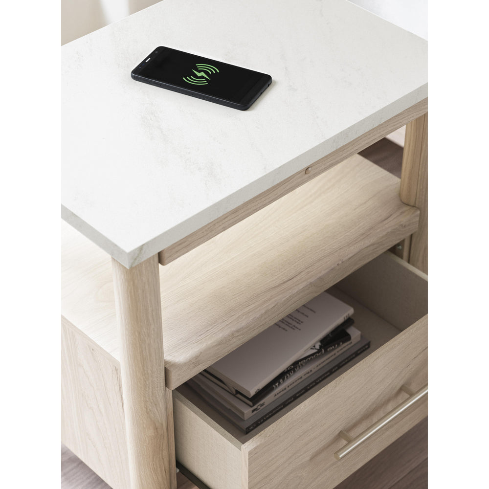  Signature Design by Ashley Cadmori B2615-91 One Drawer Night Stand IMAGE 10