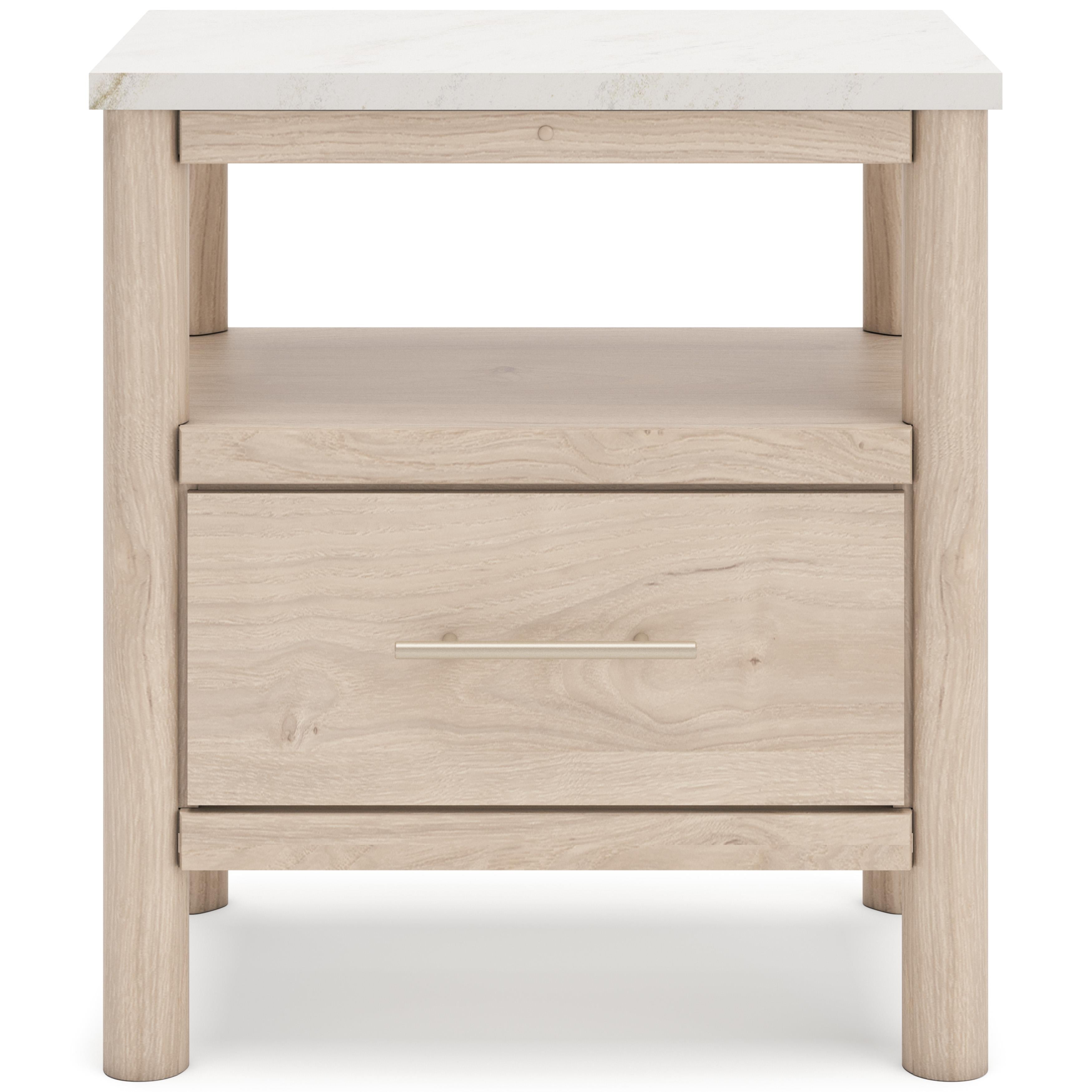  Signature Design by Ashley Cadmori B2615-91 One Drawer Night Stand IMAGE 4