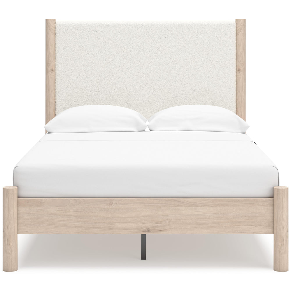  Signature Design by Ashley Cadmori B2615B8 Full Upholstered Panel Bed IMAGE 2