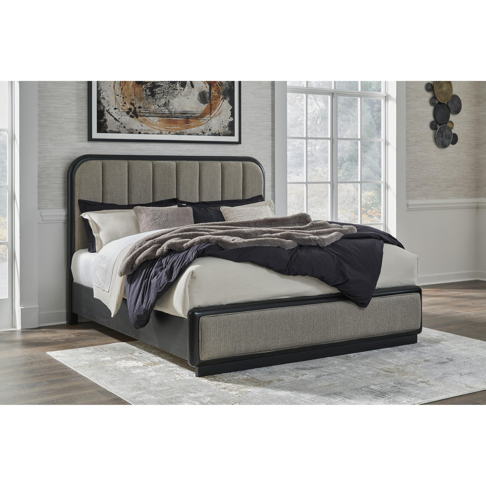 Signature Design by Ashley Rowanbeck B821B4 King Upholstered Panel Bed IMAGE 5