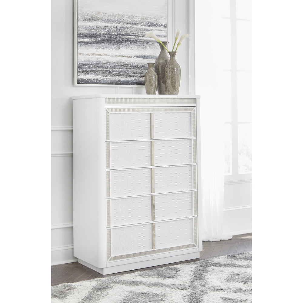  Signature Design by Ashley Chalanna B822-46 Five Drawer Chest IMAGE 5